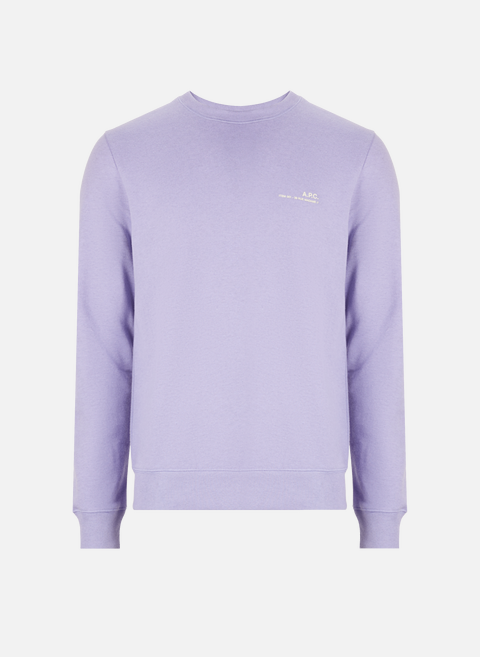 Sweatshirt en coton VioletA.P.C. 