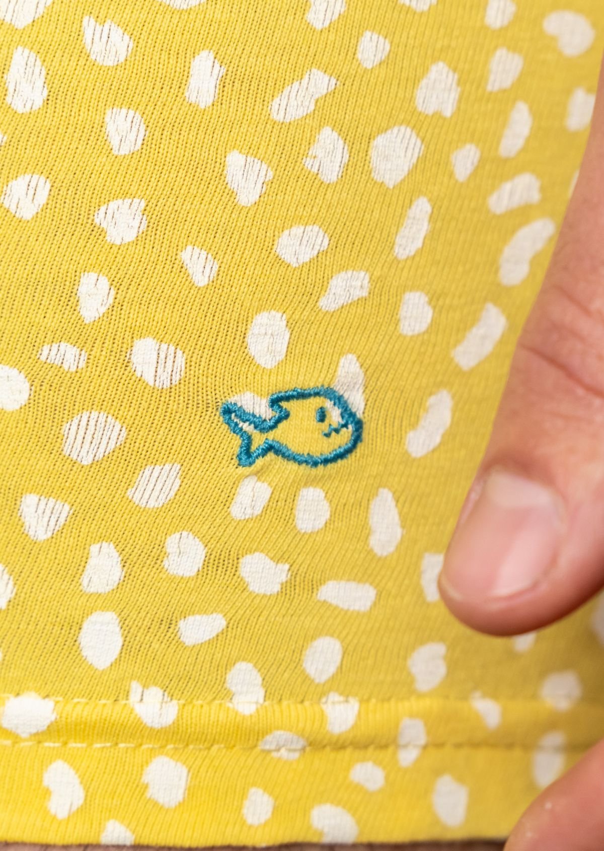 Boxer en coton biologique BILLYBELT Jaune