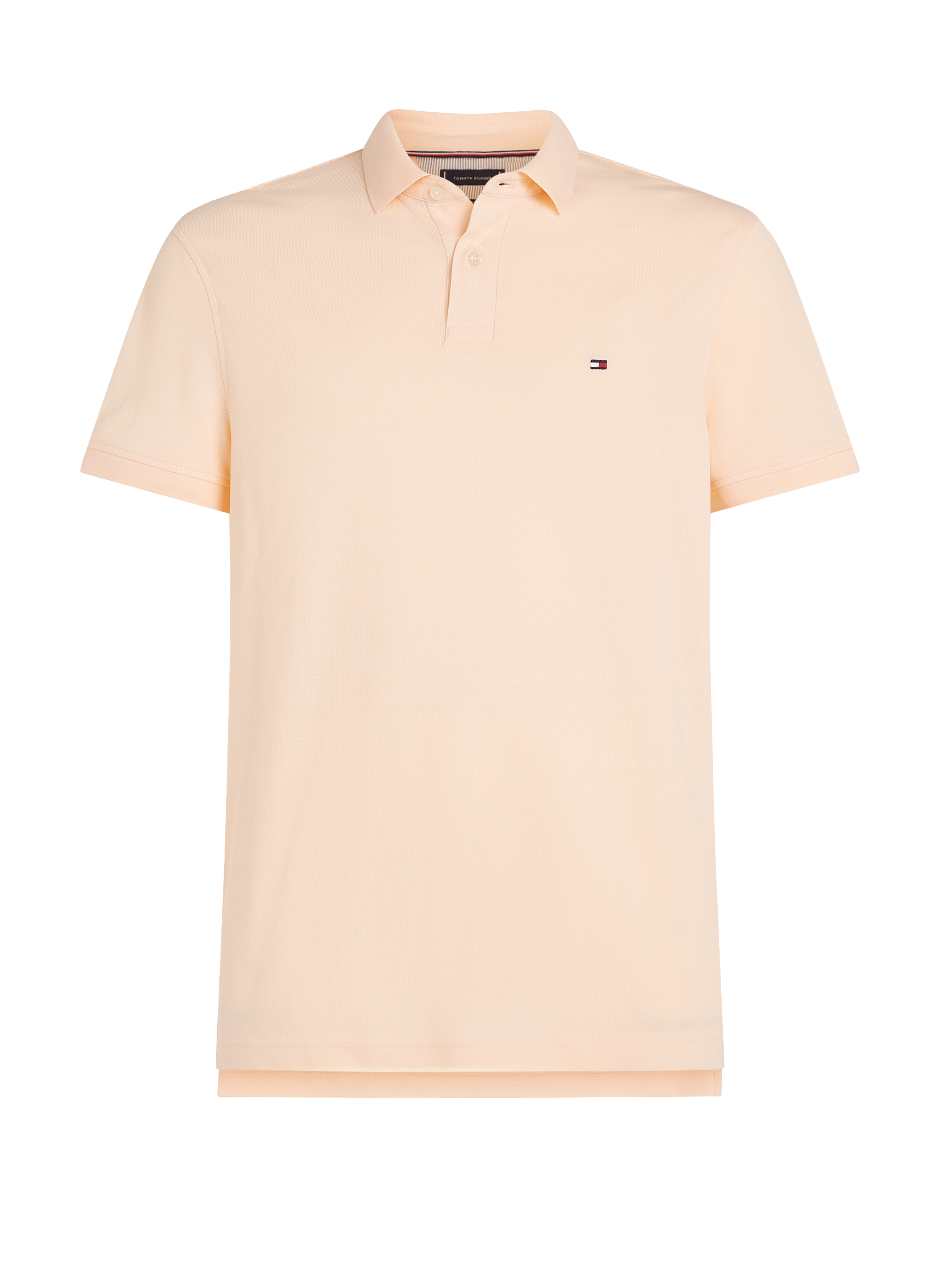 Polo droit en piqué de coton TOMMY HILFIGER Orange