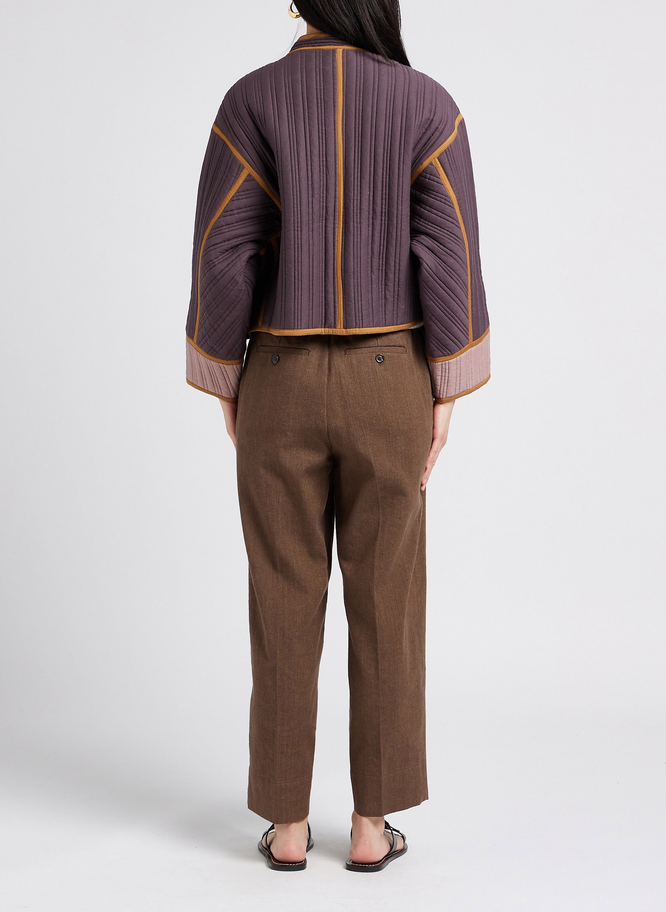 Gilet court boutonné lyne SOEUR Beige