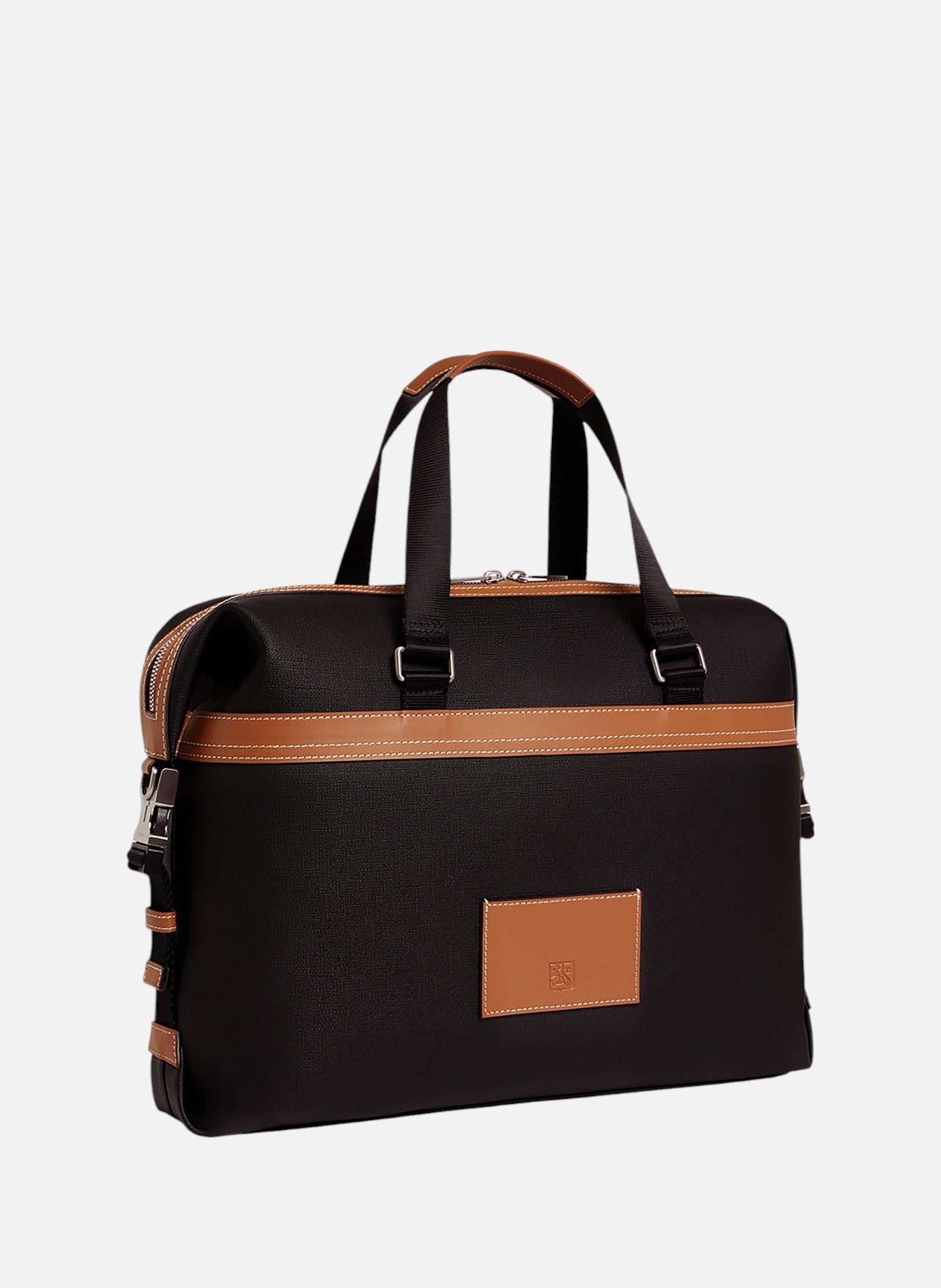 Porte documents 15" maurice en toile enduite LE TANNEUR Noir