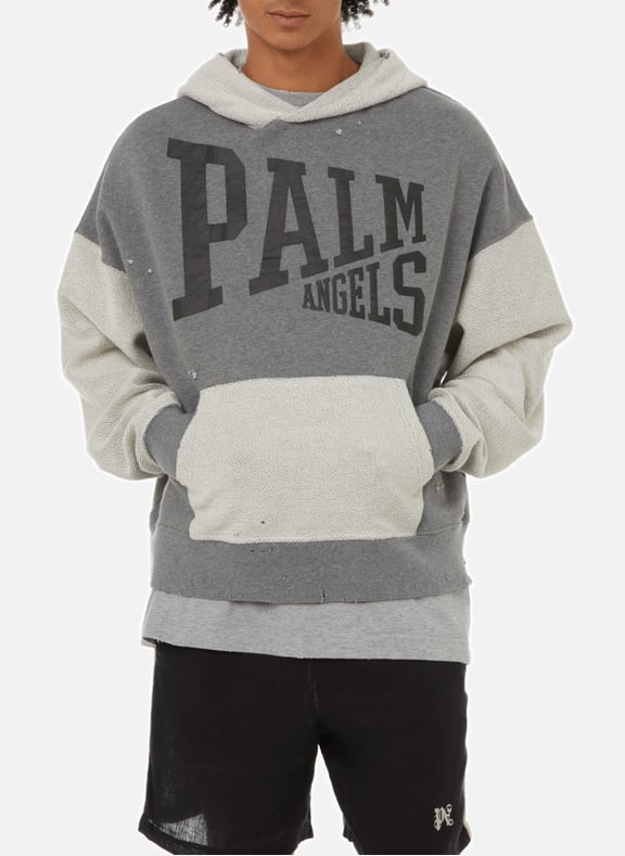 Hoodie en coton Gris by PALM ANGELS PALM ANGELS Hoodie en coton Gris