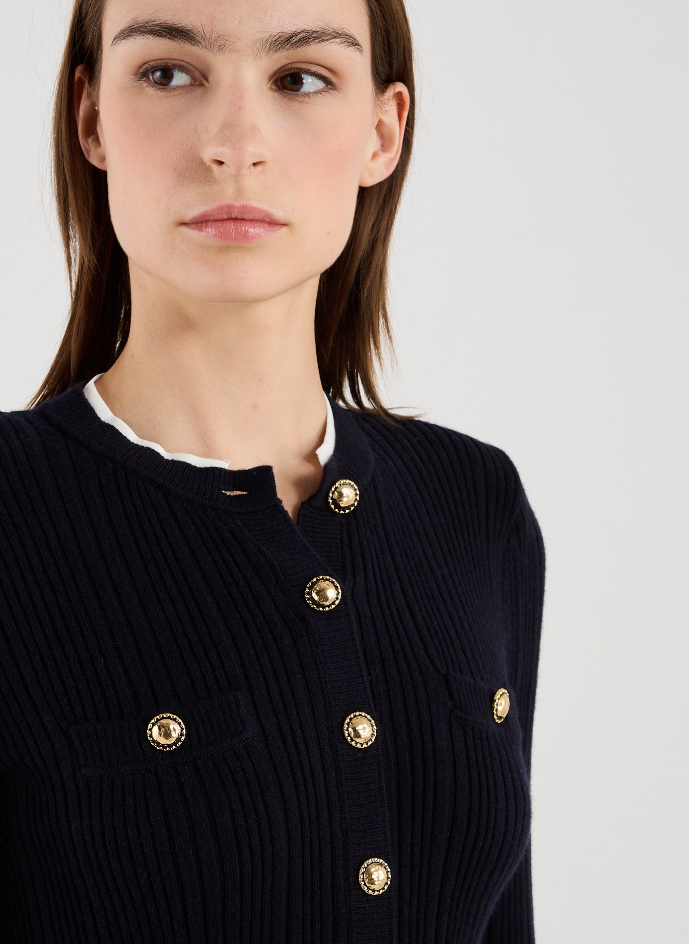 Mesh bodycon dress SELF PORTRAIT Blue