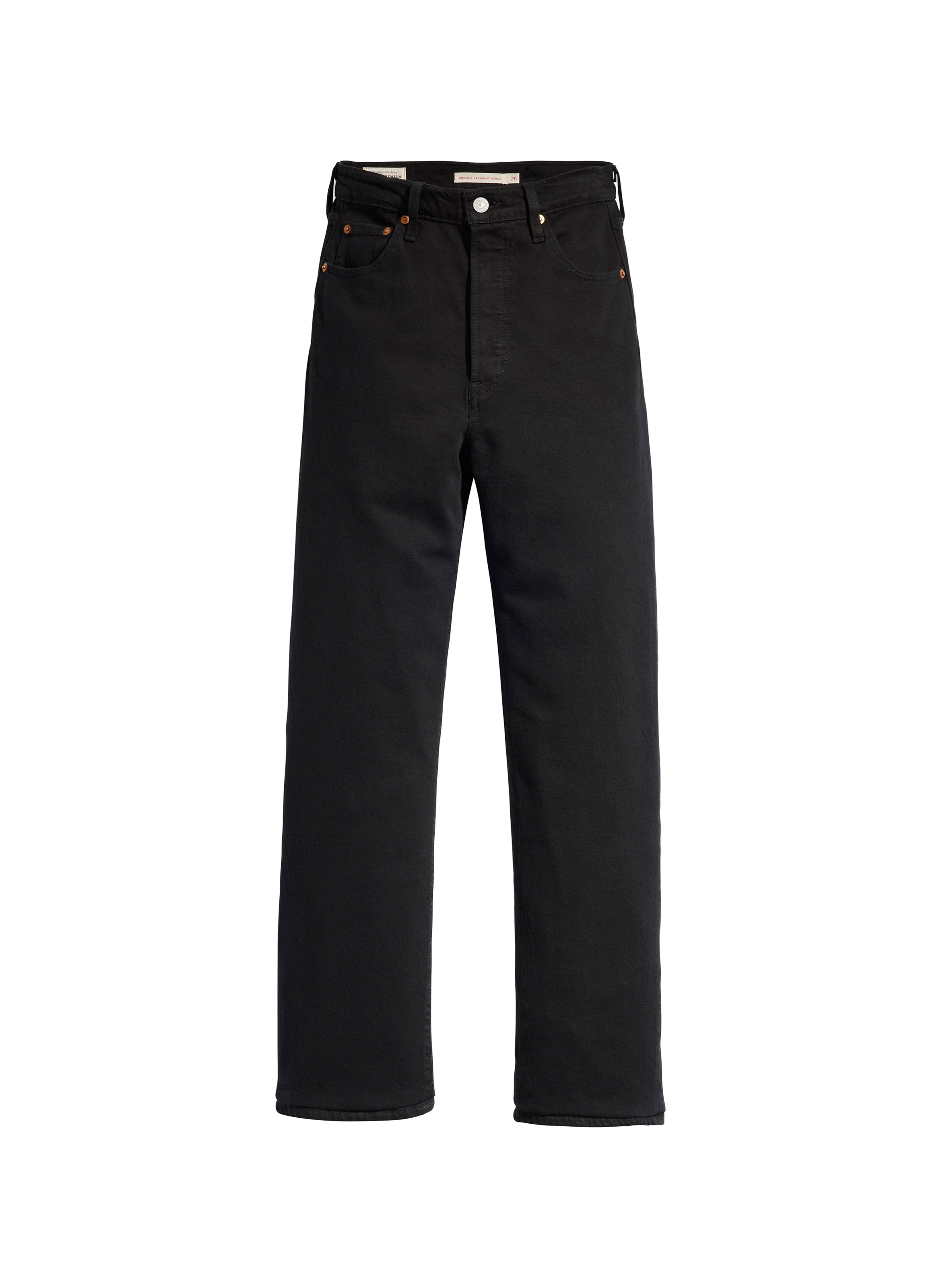 Ribcage Straight Jeans LEVI'S Black