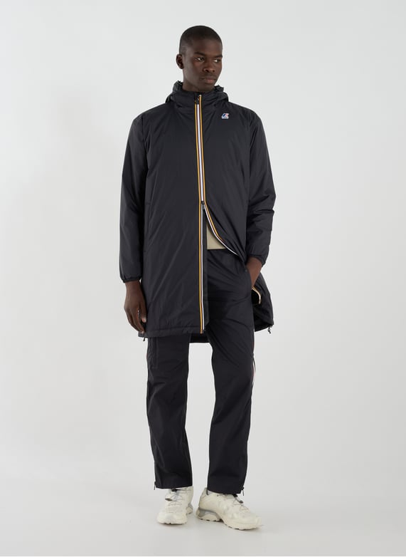Parka mi-longue imperméable | Noir by K-WAY Parka mi-longue imperméable Noir