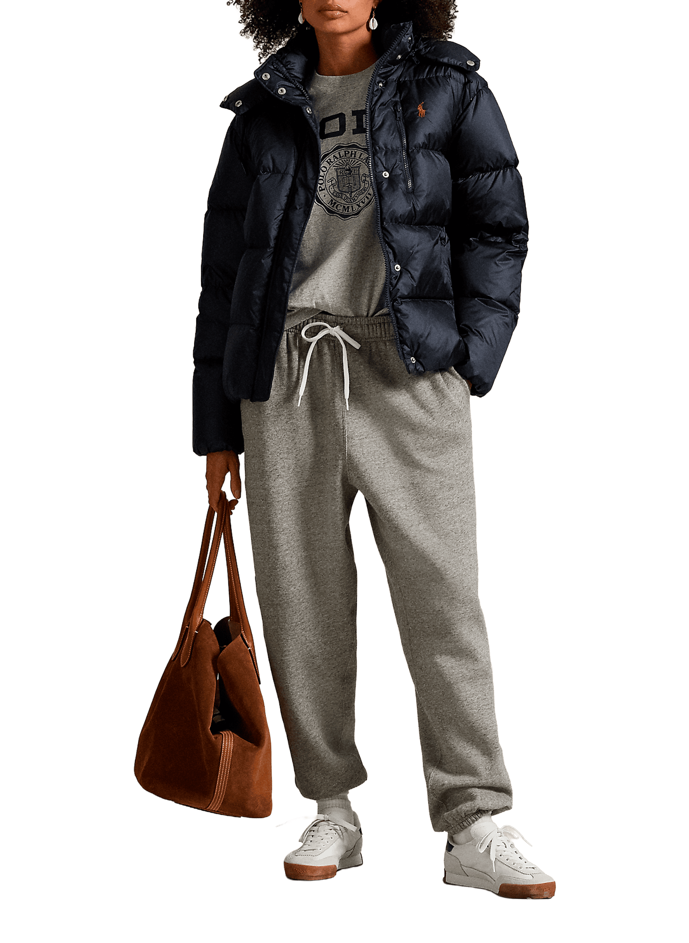 Doudoune matelassée en nylon POLO RALPH LAUREN Bleu