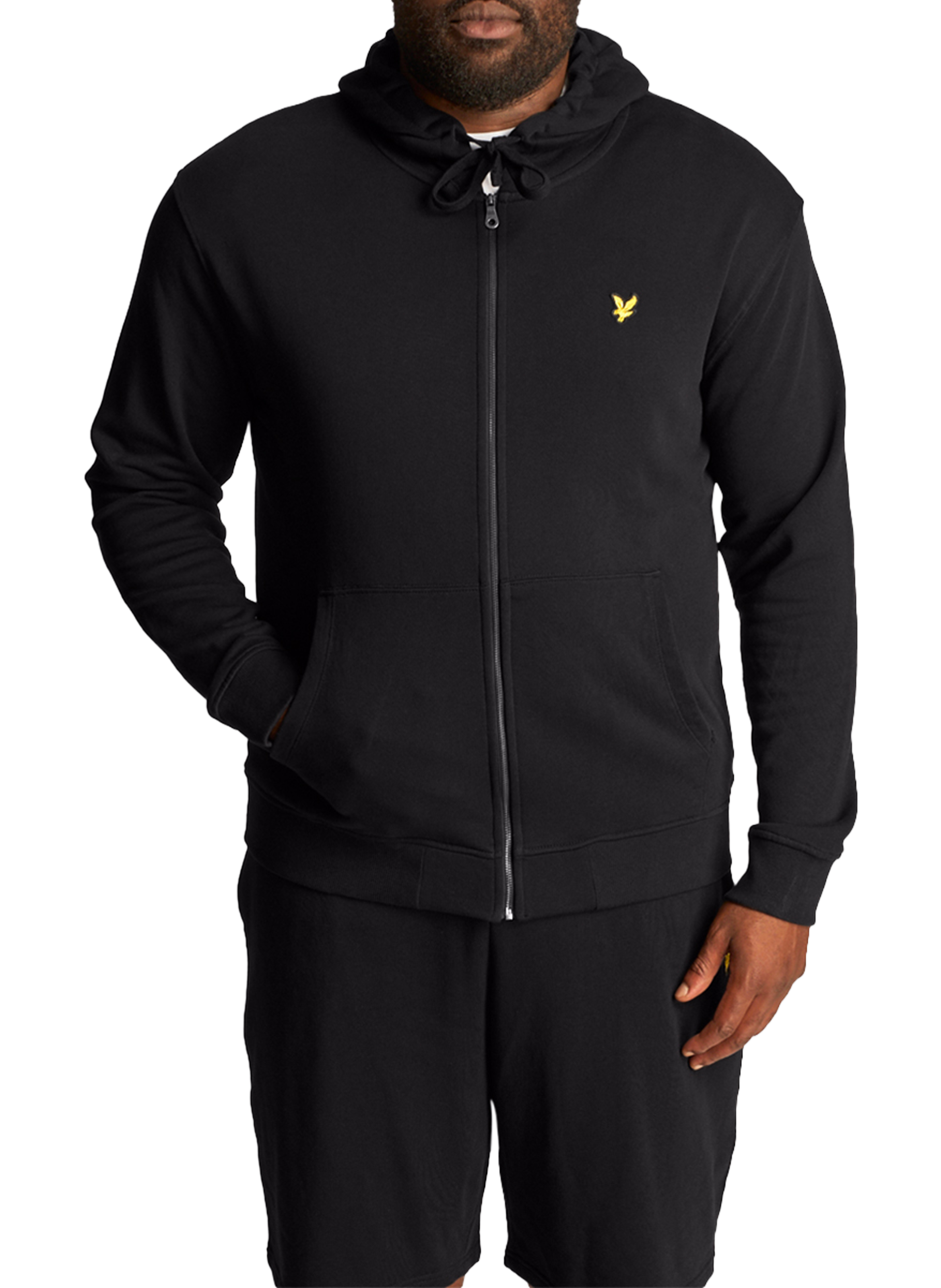 LYLE & SCOTT Hoodie zippé  Noir