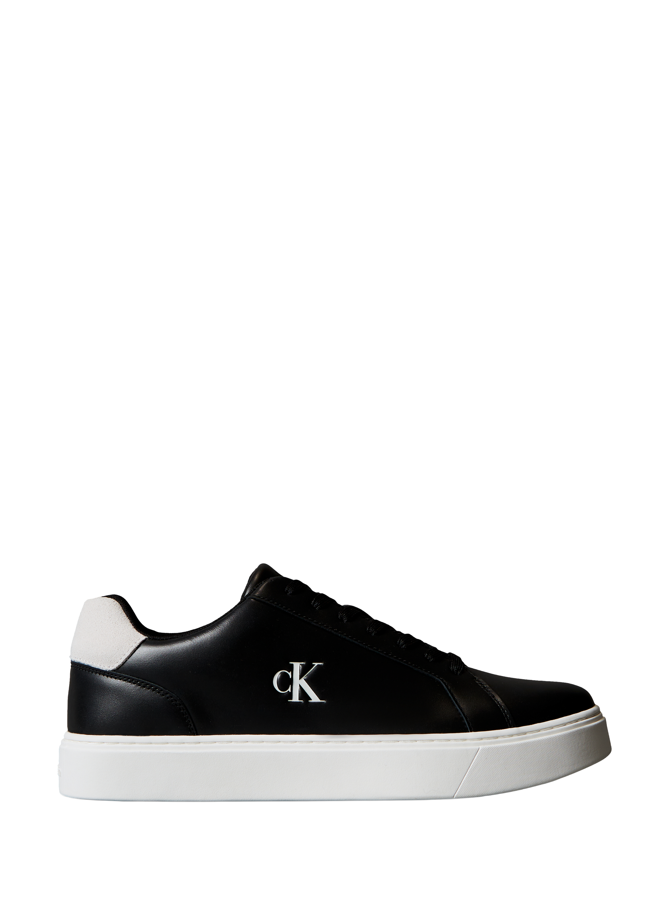 CALVIN KLEIN Smooth leather sneakers Black