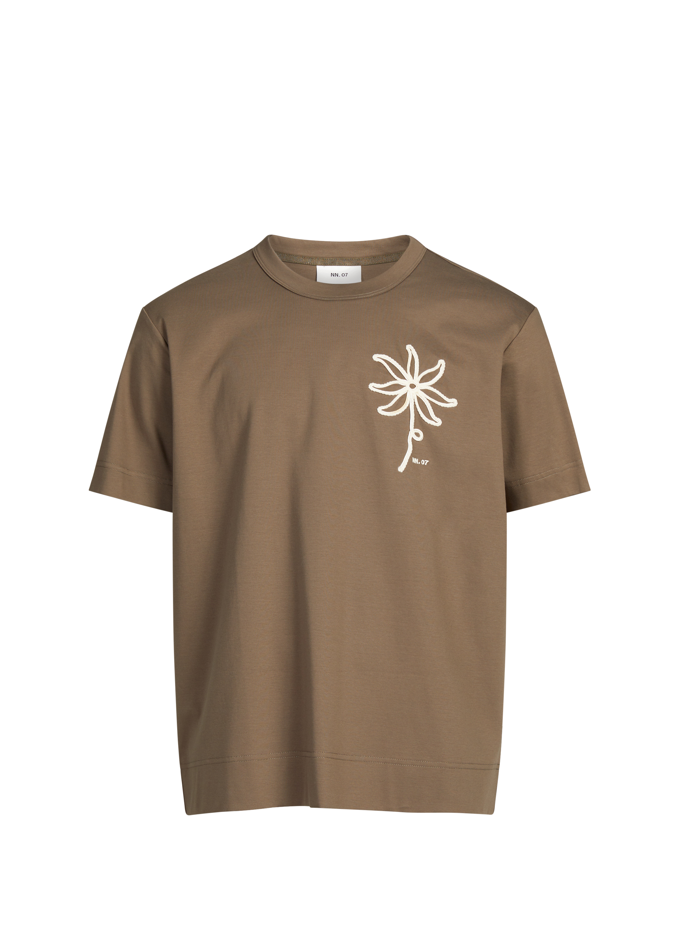 Cotton Pedro t-shirt NN.07 Brown
