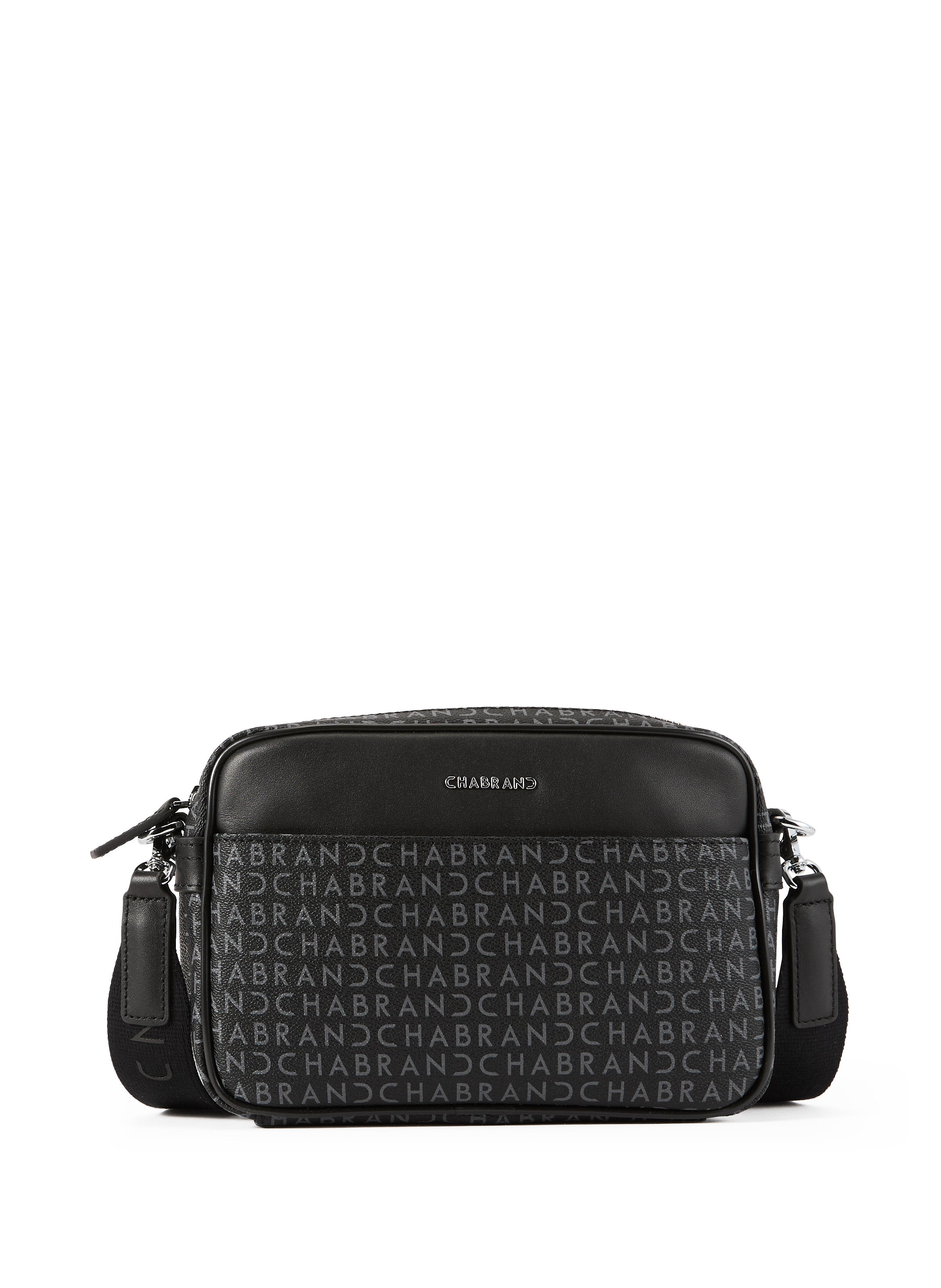 Mini logo-print crossbody bag CHABRAND Black