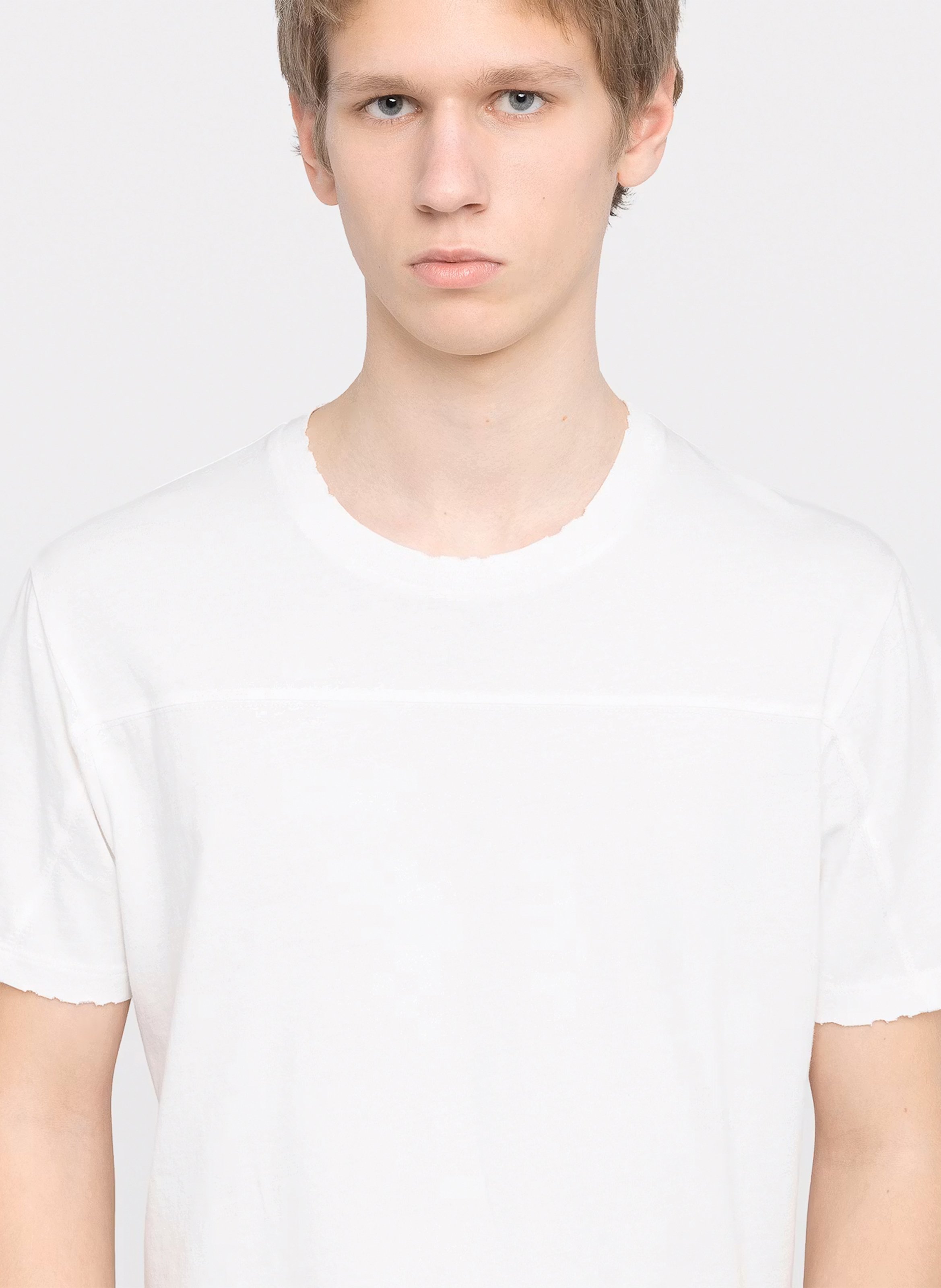 Tee-shirt droit col rond en coton sérigraphié tommy ZADIG&VOLTAIRE Blanc