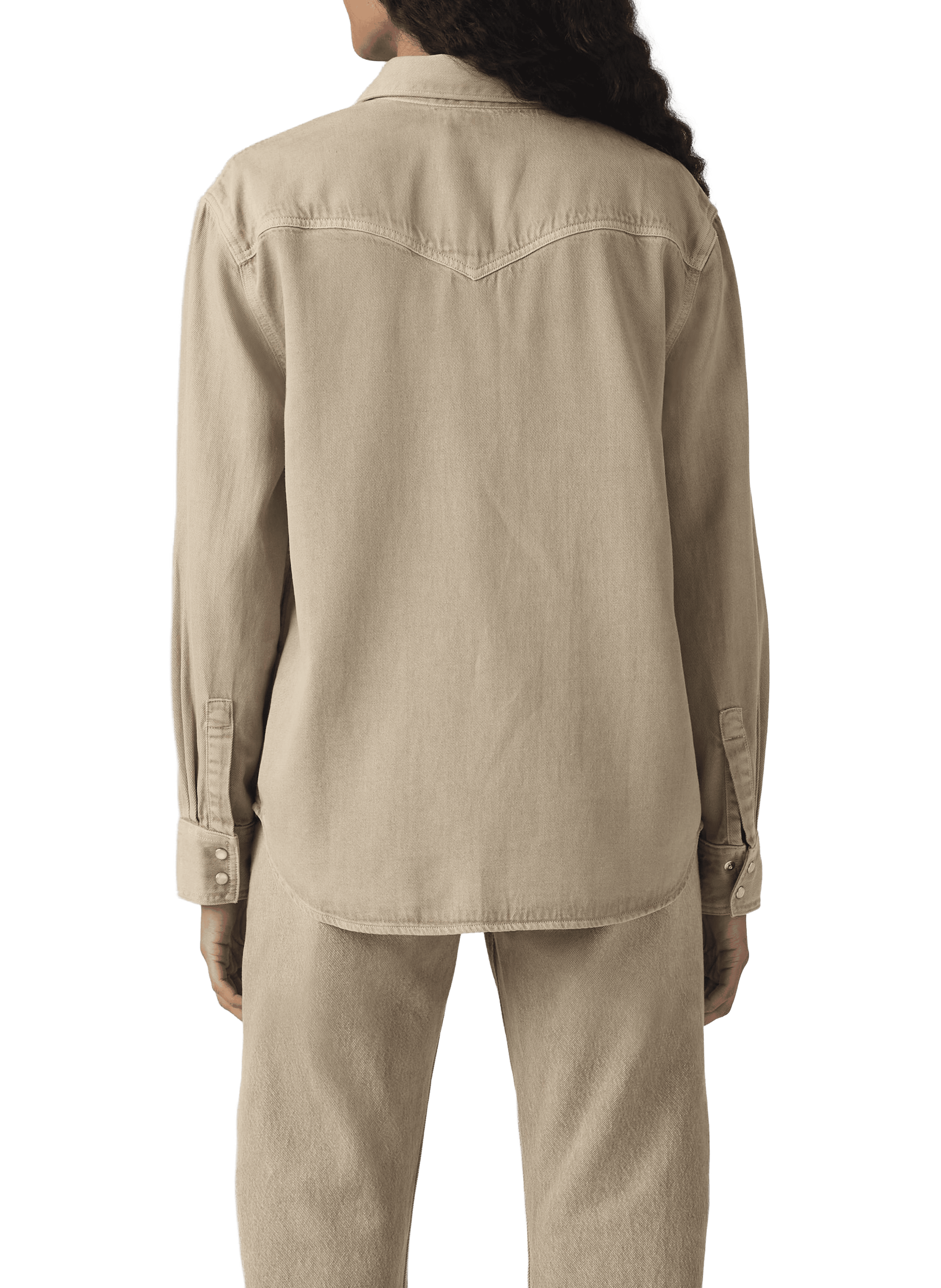 Western Teodora Mixed Cotton Shirt LEVI'S Brown