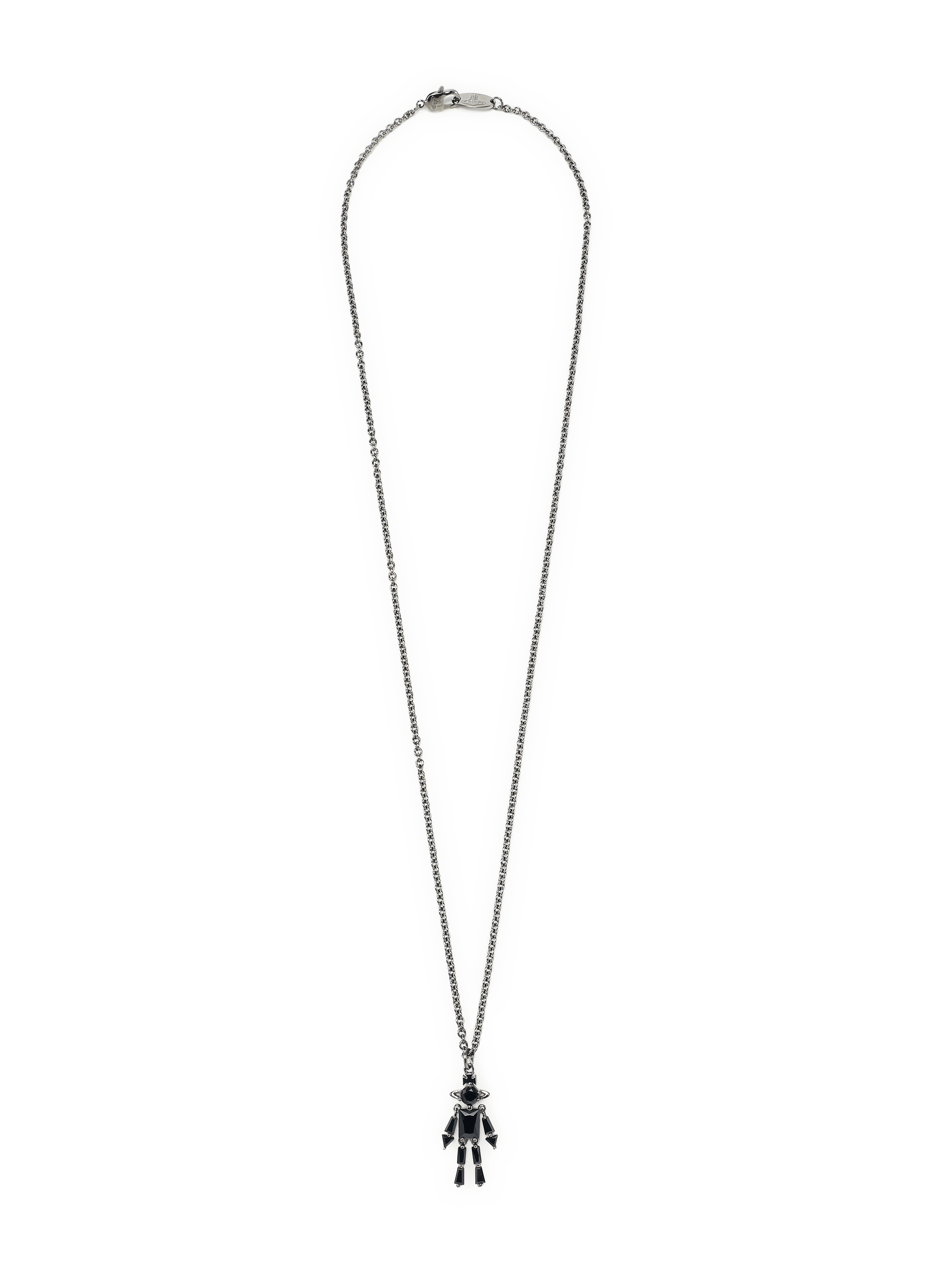 Collier Issa en laiton mélangé VIVIENNE WESTWOOD Noir