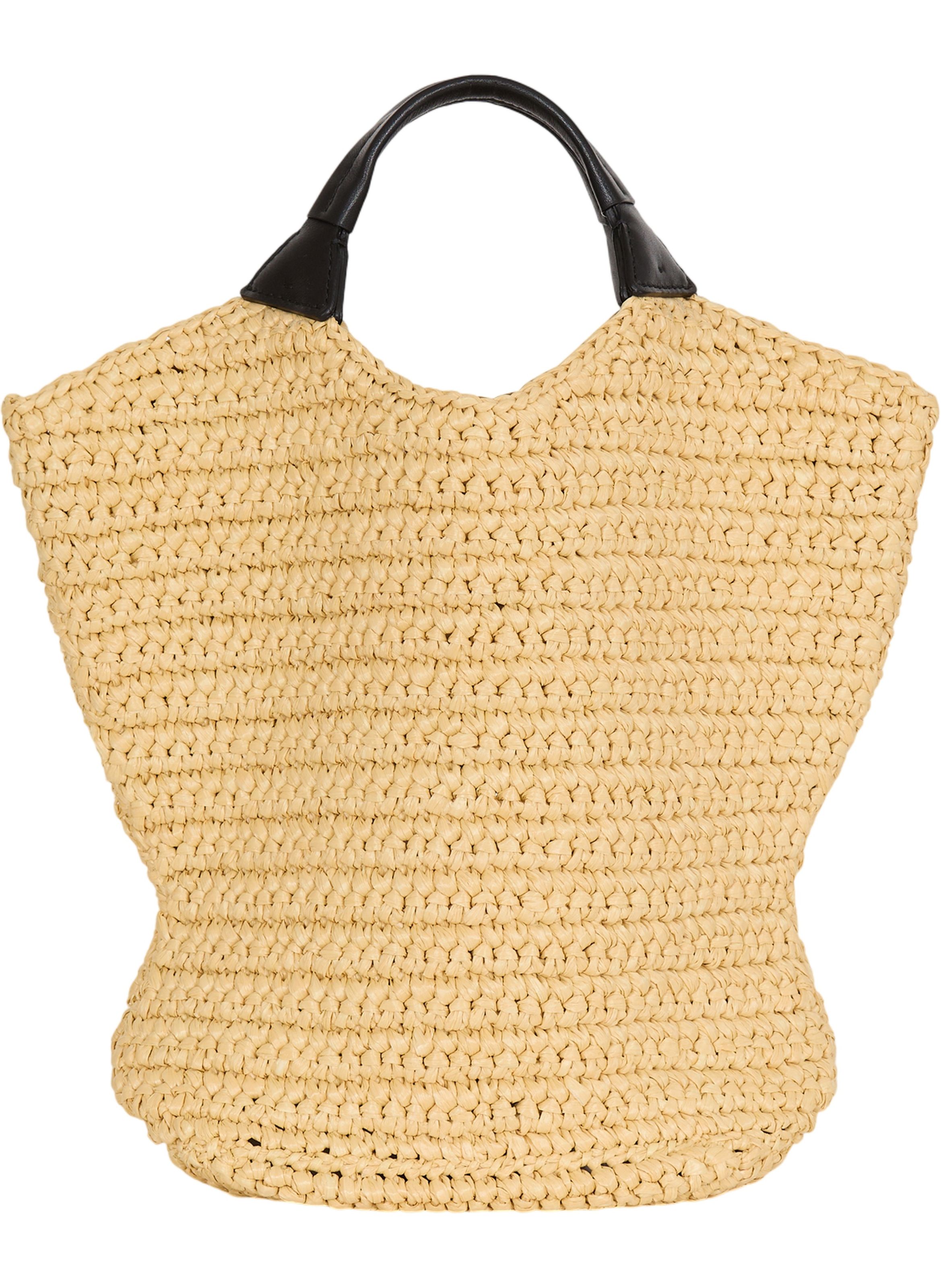 Sac cabas balmain mini en crochet BALMAIN Beige