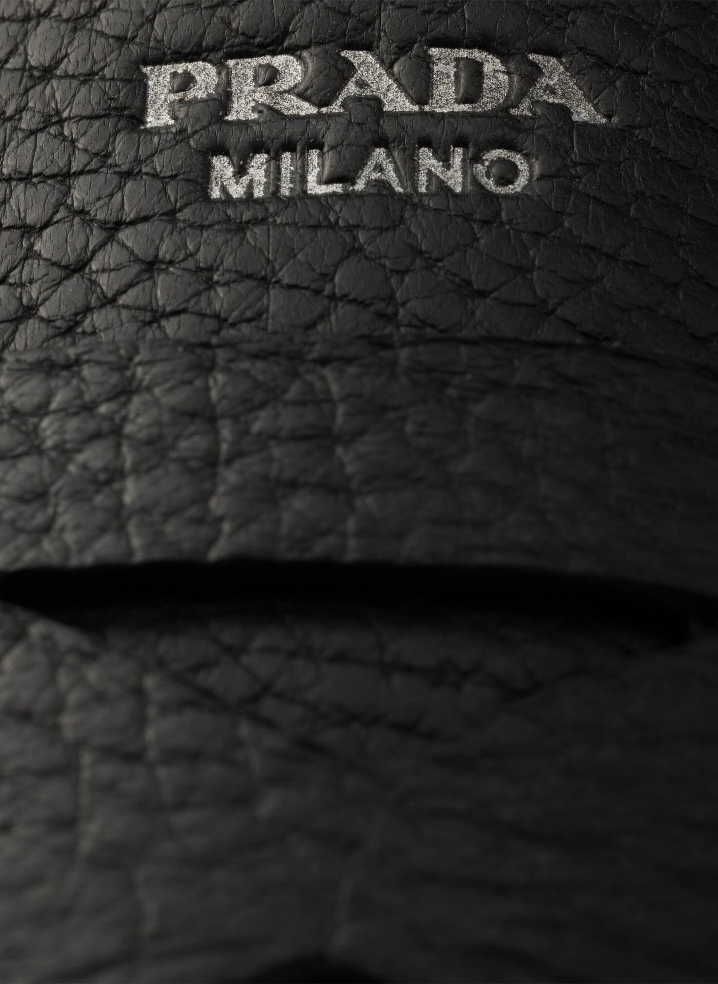 Mocassins en cuir PRADA Noir