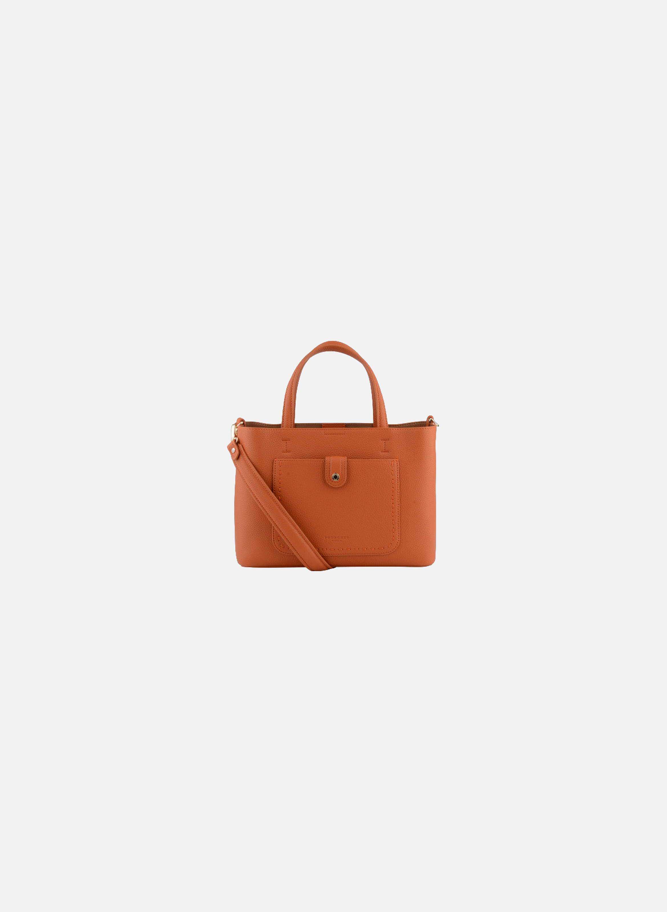 Bride soft | sac à main en cuir de vachette POURCHET Orange