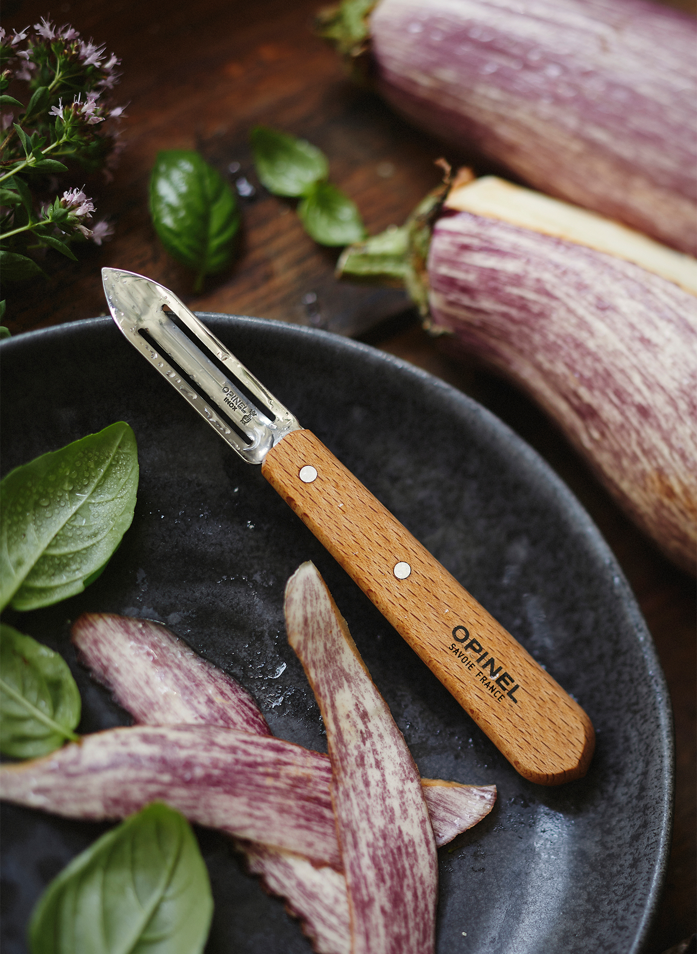 Coffret de 4 couteaux Les Essentiels OPINEL Beige