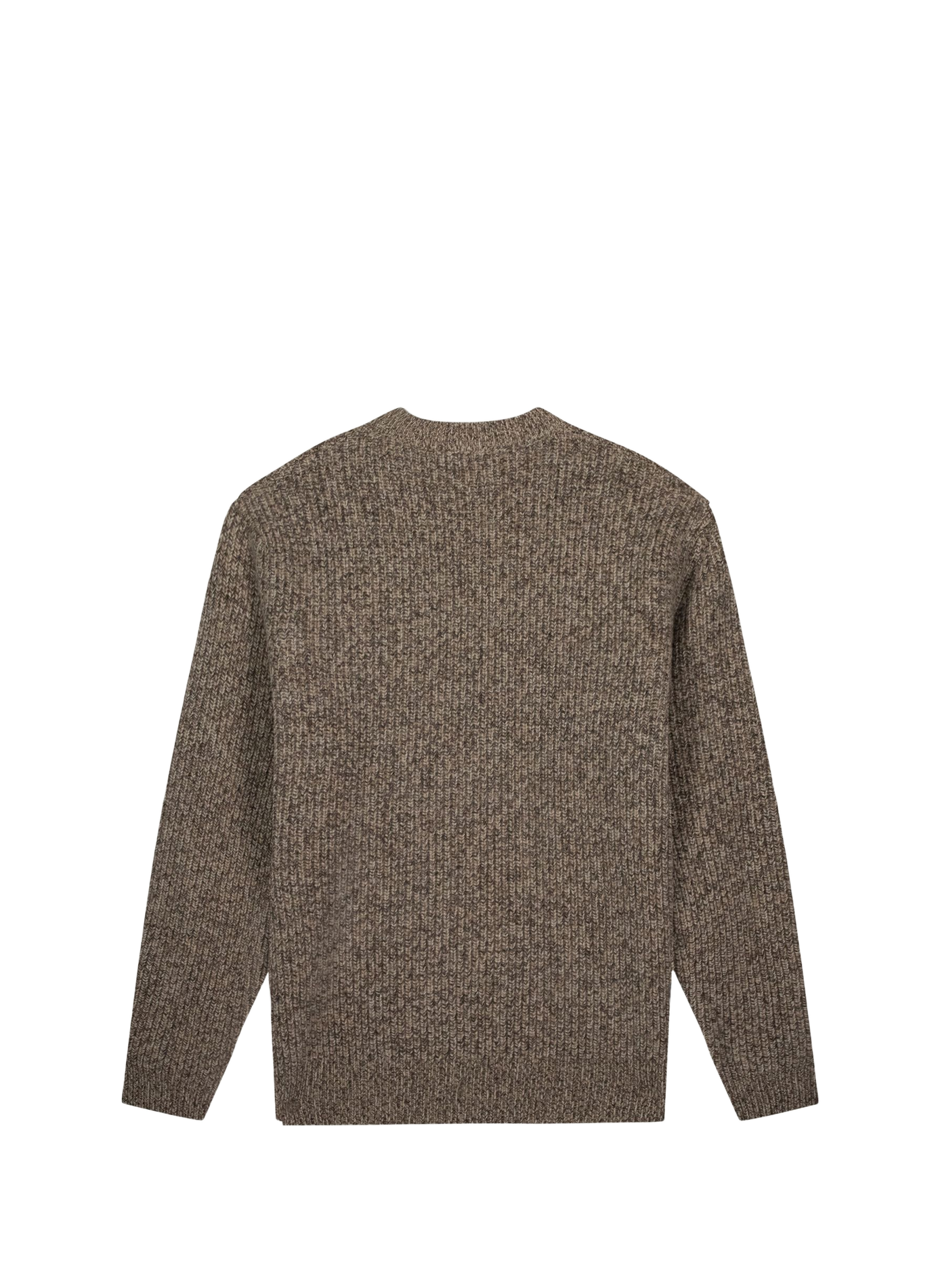 Round neck wool straight sweater MAISON LABICHE Brown