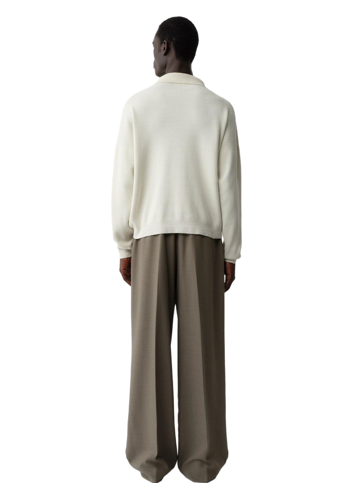 Silk oversize Desmond sweater CALVIN KLEIN COLLECTION White