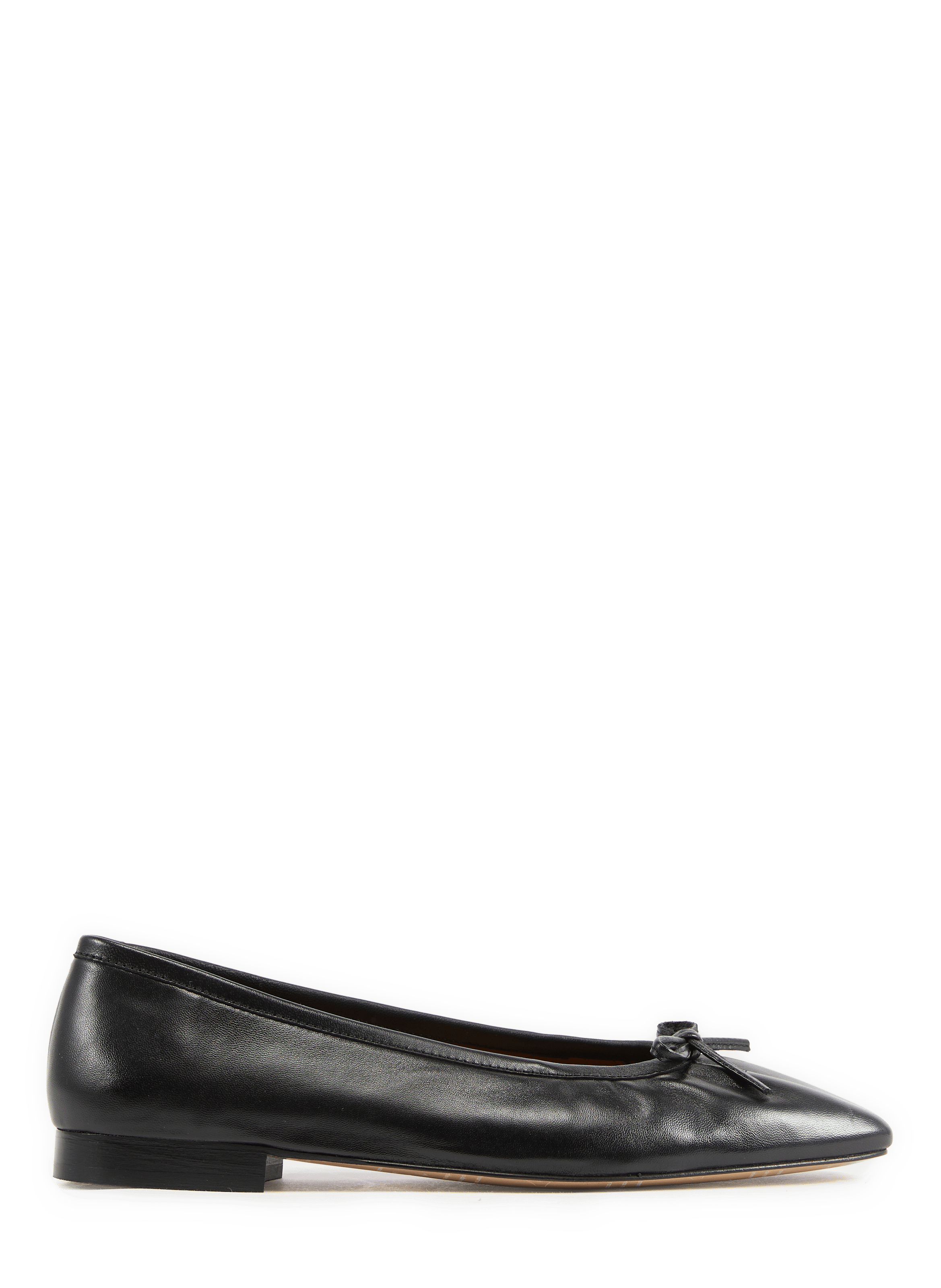 Lederen ballerina's BOBBIES Zwart
