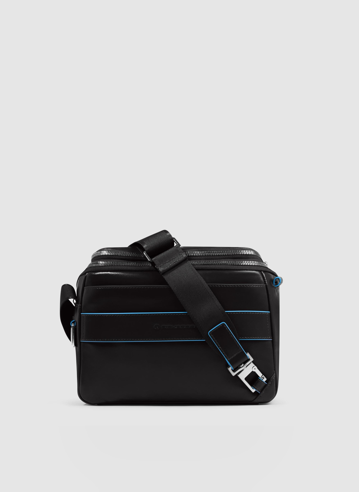 Sac bandoulière homme personnalisable PIQUADRO Noir