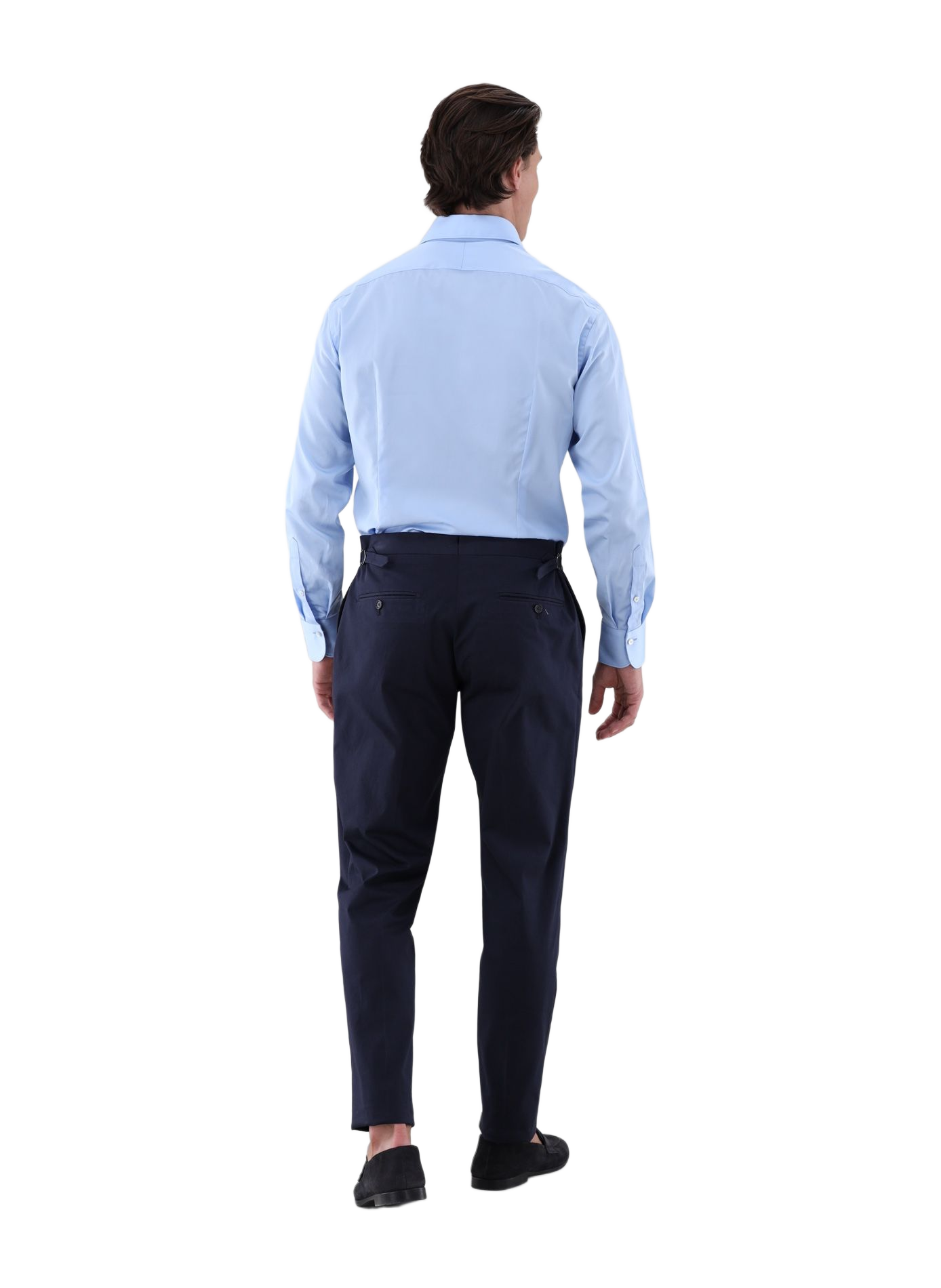 Plain cotton shirt VAN LAACK Blue