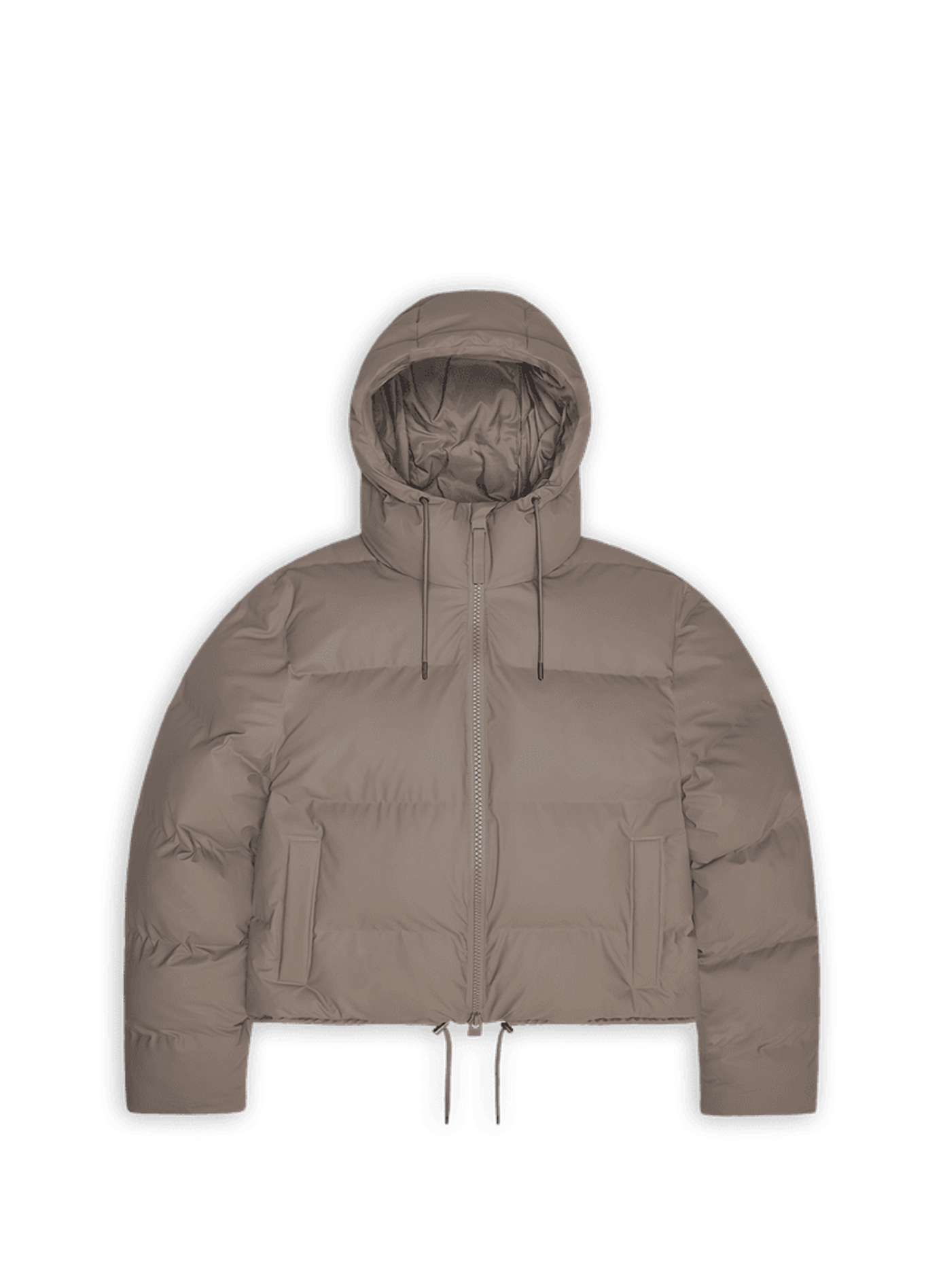 Kurze Steppjacke RAINS Beige