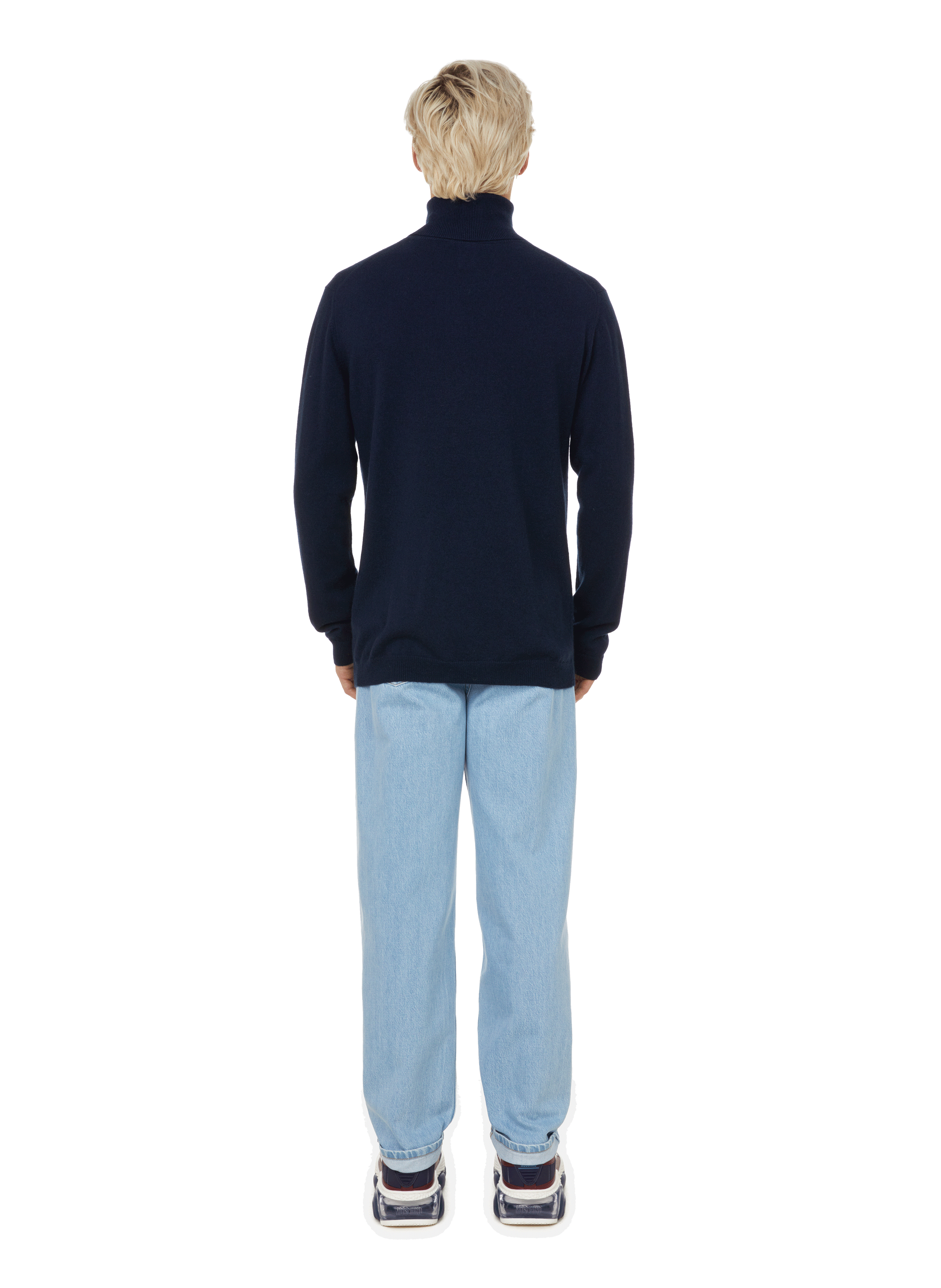 Kaschmirpullover AU PRINTEMPS PARIS Blau
