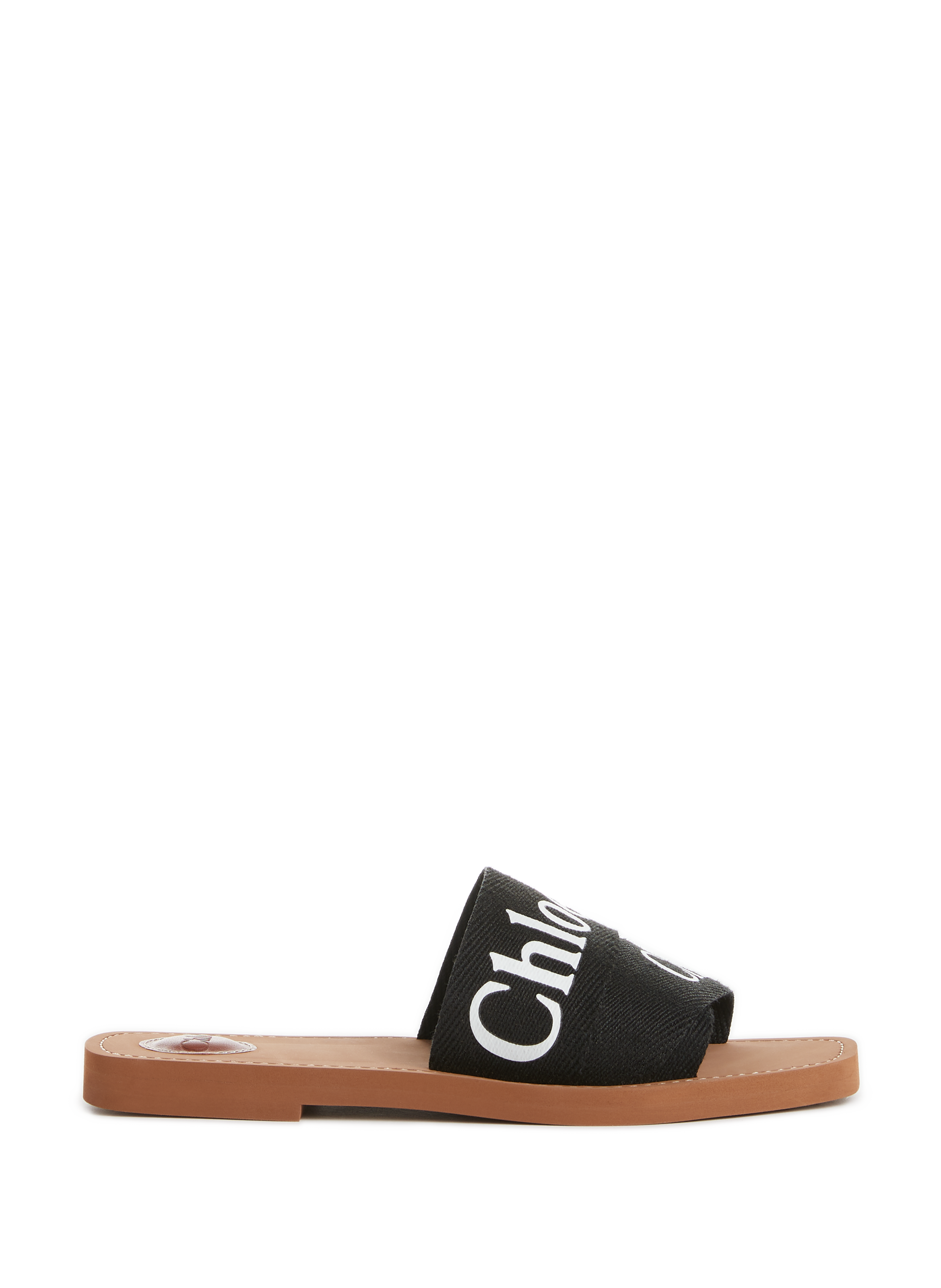 CHLOÉ Woody sliders Black