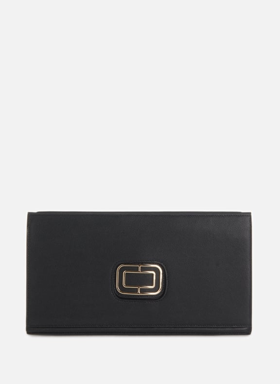 Pochette en cuir Noir by SAISON 1865 SAISON 1865 Pochette en cuir Noir