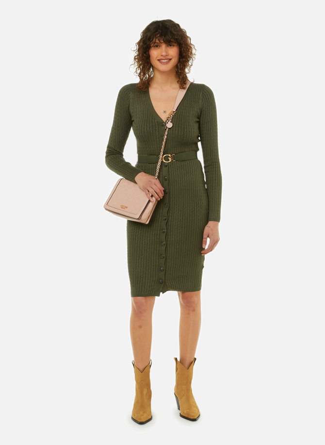 Cable knit midi dress GUESS