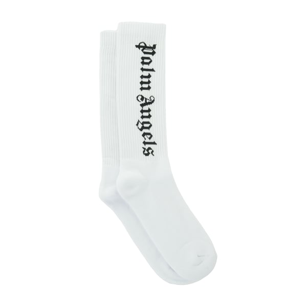 Chaussettes logo en coton