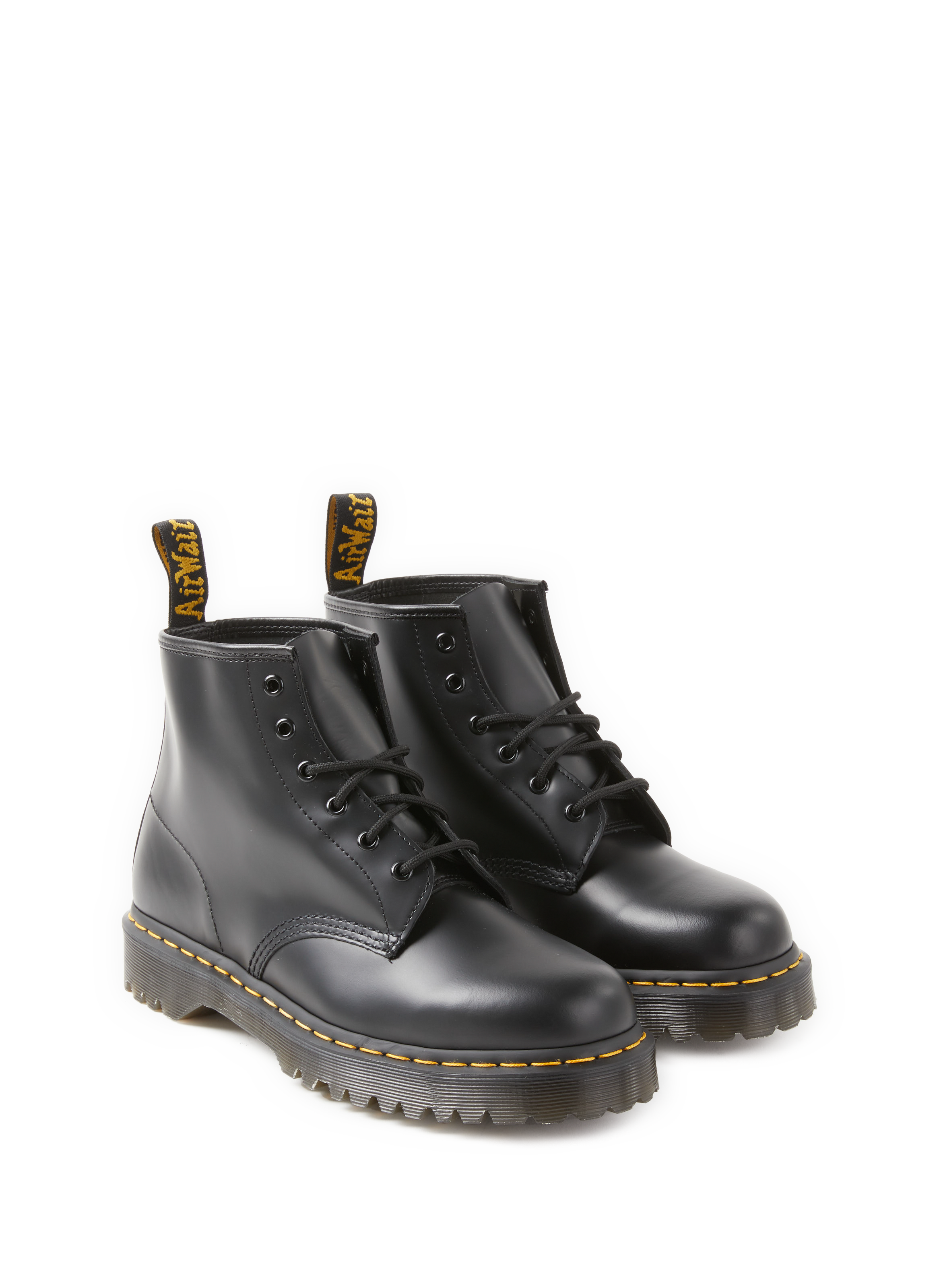 Ankle boots with silver tips DR. MARTENS Black