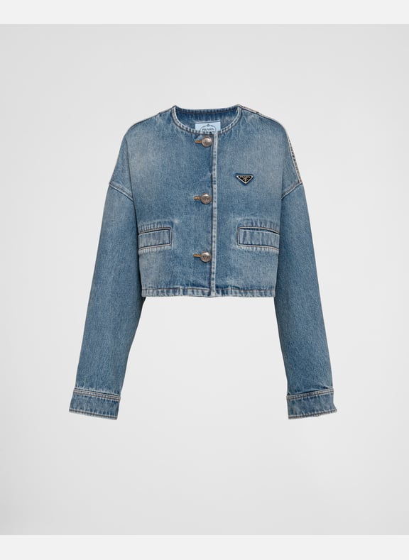 Blouson en denim Bleu by PRADA PRADA Blouson en denim Bleu