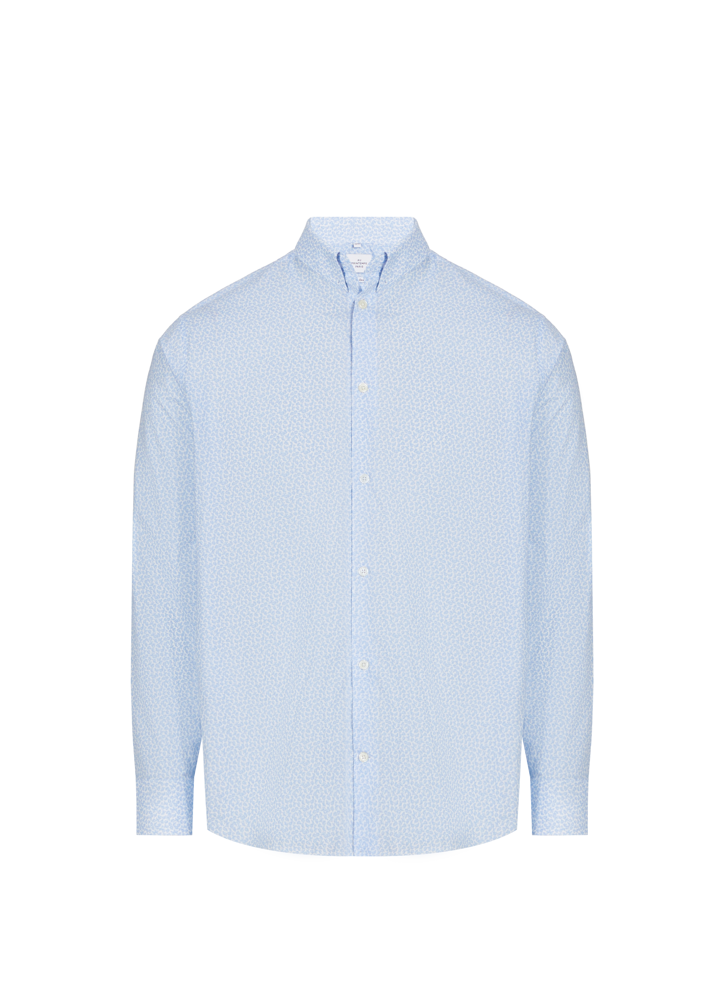 Chemise à motif fleurs AU PRINTEMPS PARIS Bleu