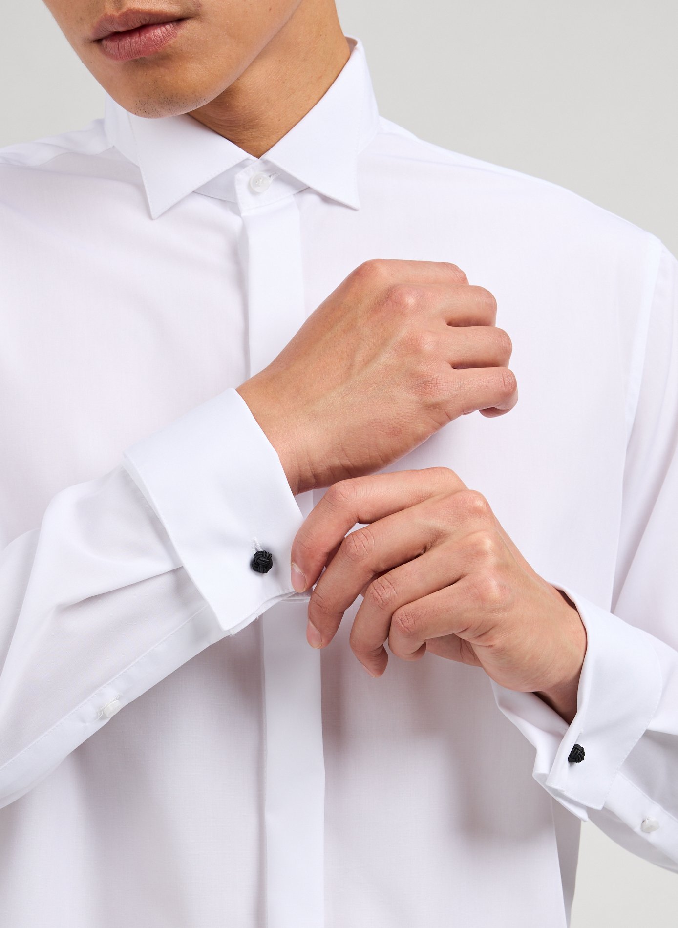 Chemise slim Party en coton SEIDENSTICKER Blanc