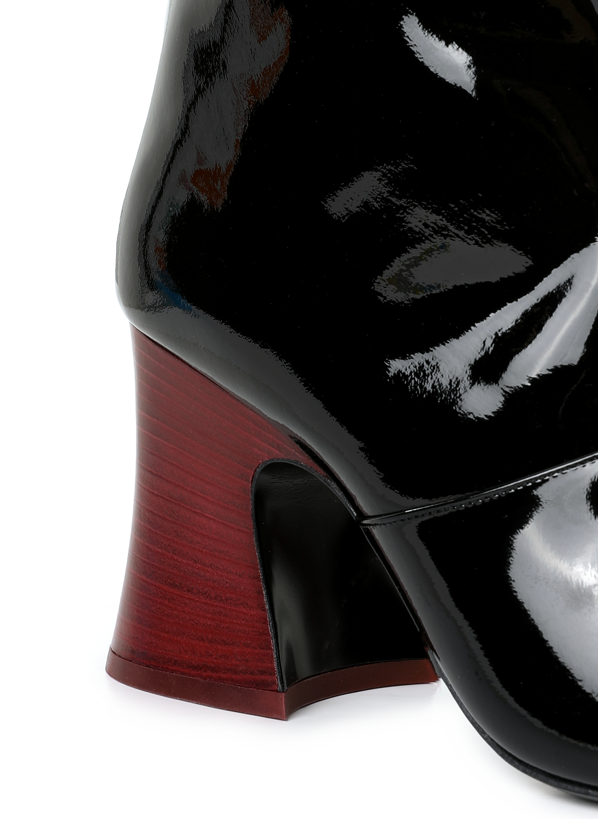 Bottines à talon Janis en cuir  CHLOÉ Noir