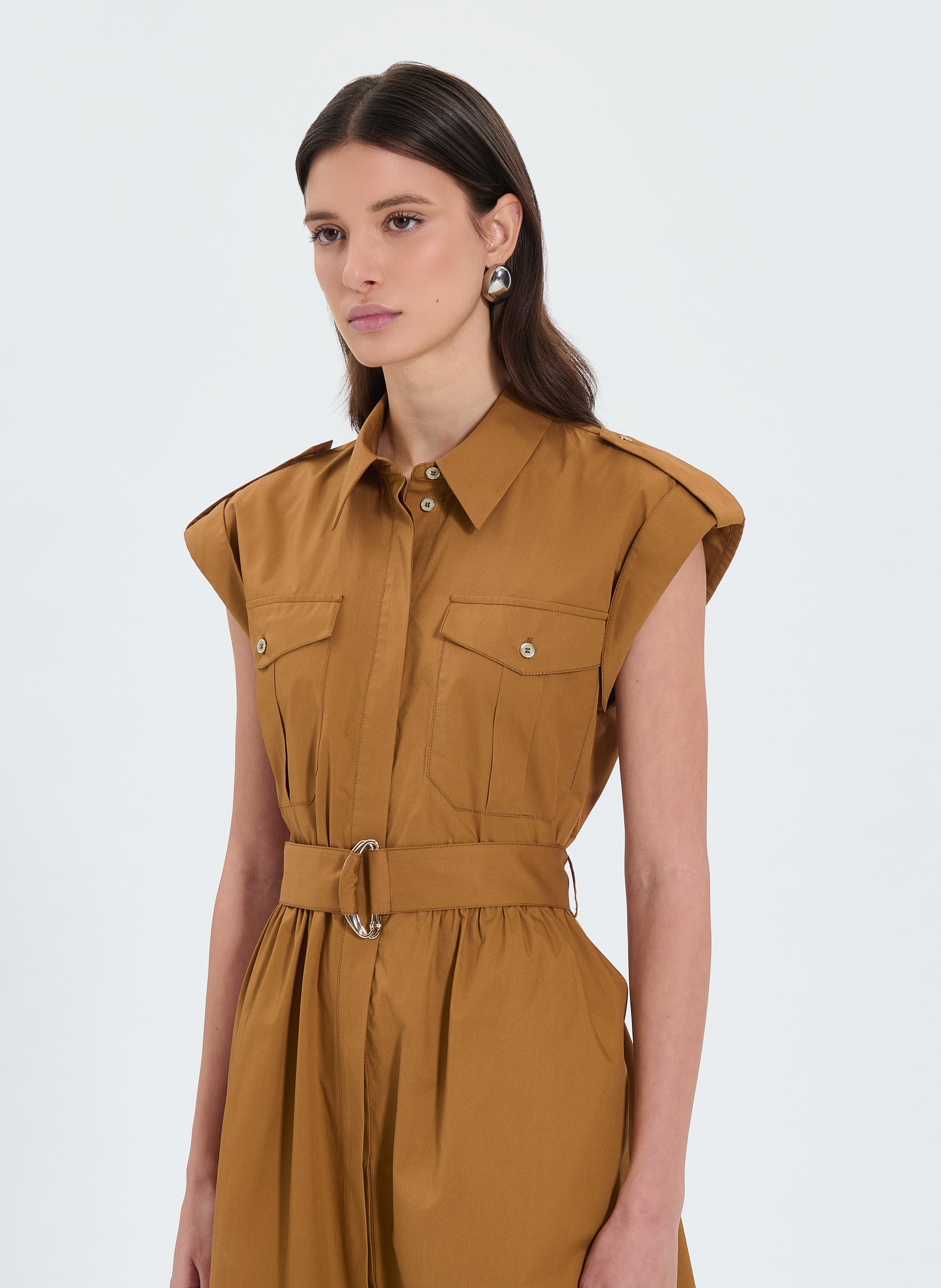 Robe  riyad ZAPA Marron