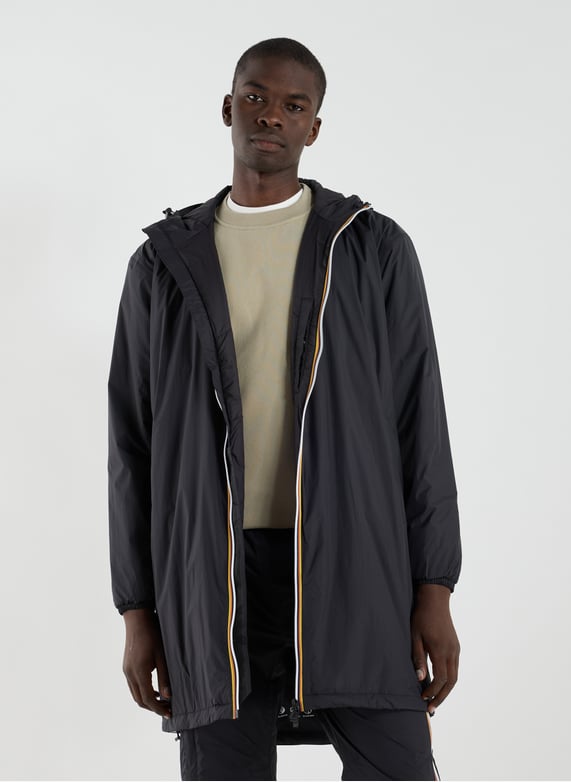 Parka mi-longue imperméable | Noir by K-WAY Parka mi-longue imperméable Noir