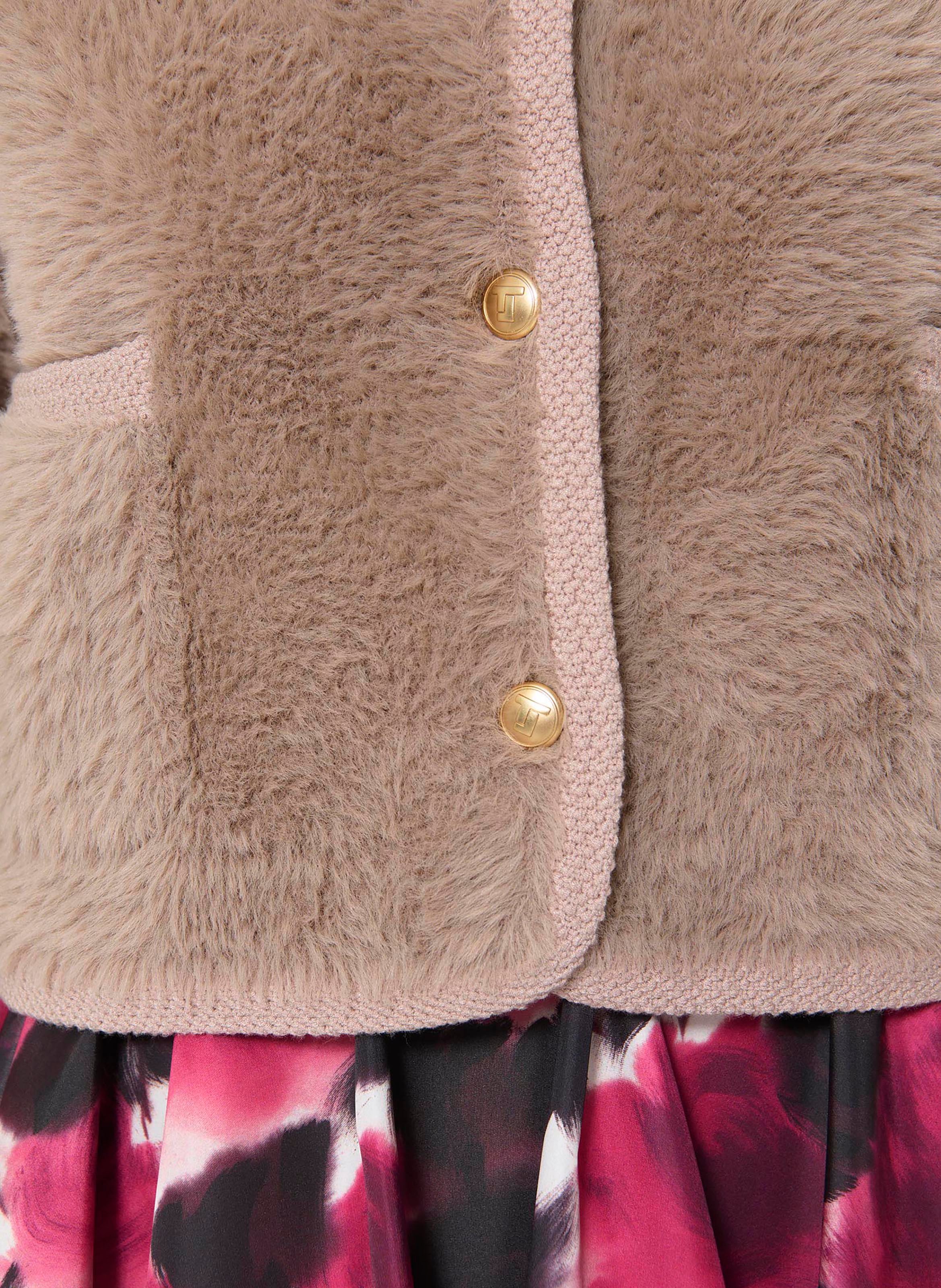 Gilet gatsby taupe TARA JARMON Marron