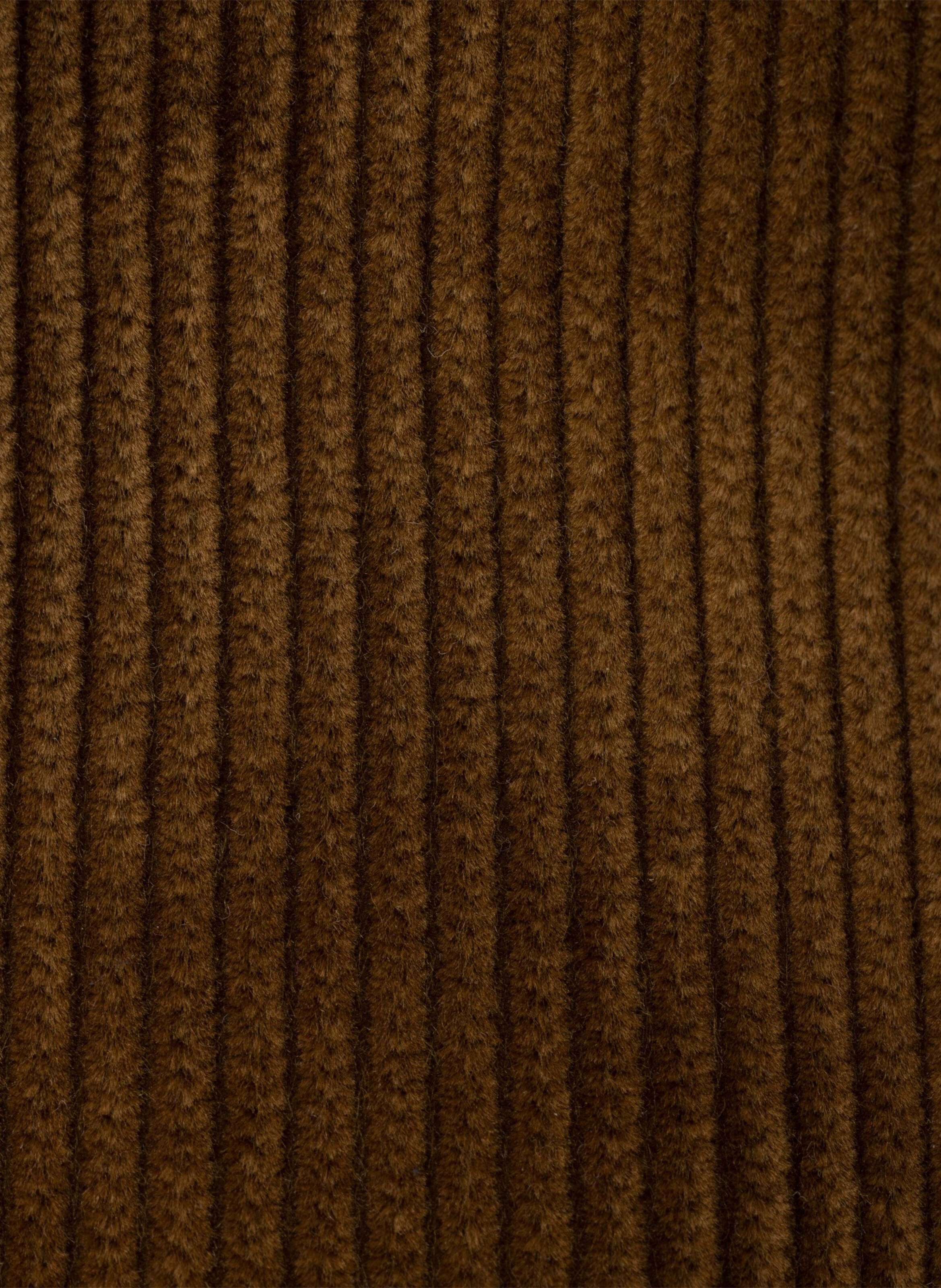 Casquette gavroche en velours côtelé PRADA Marron