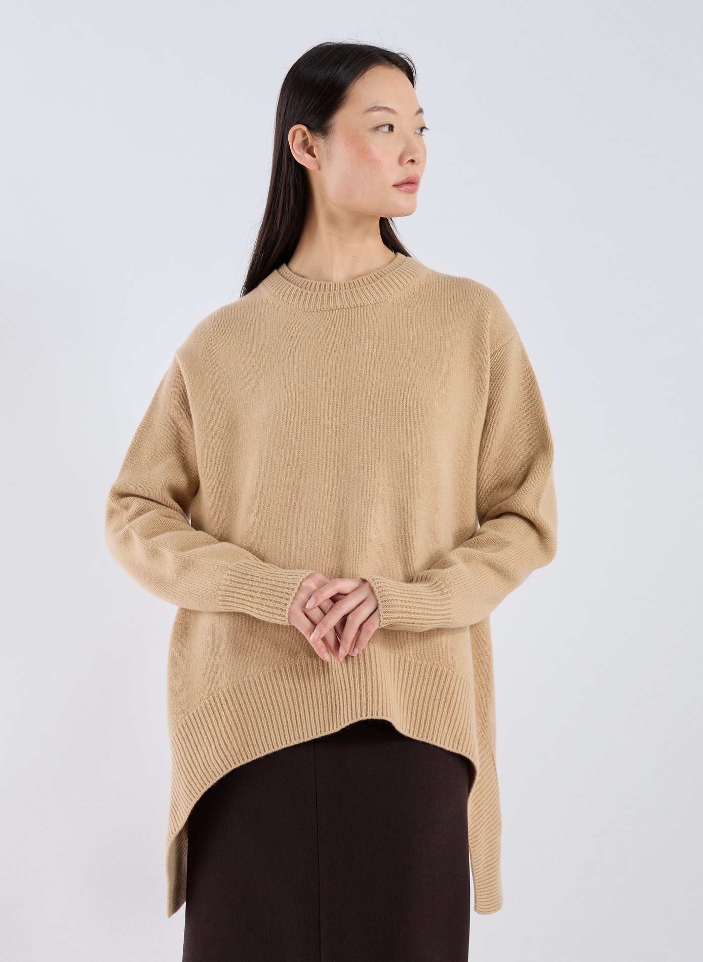 R2W Wool and cashmere Jumper Beige