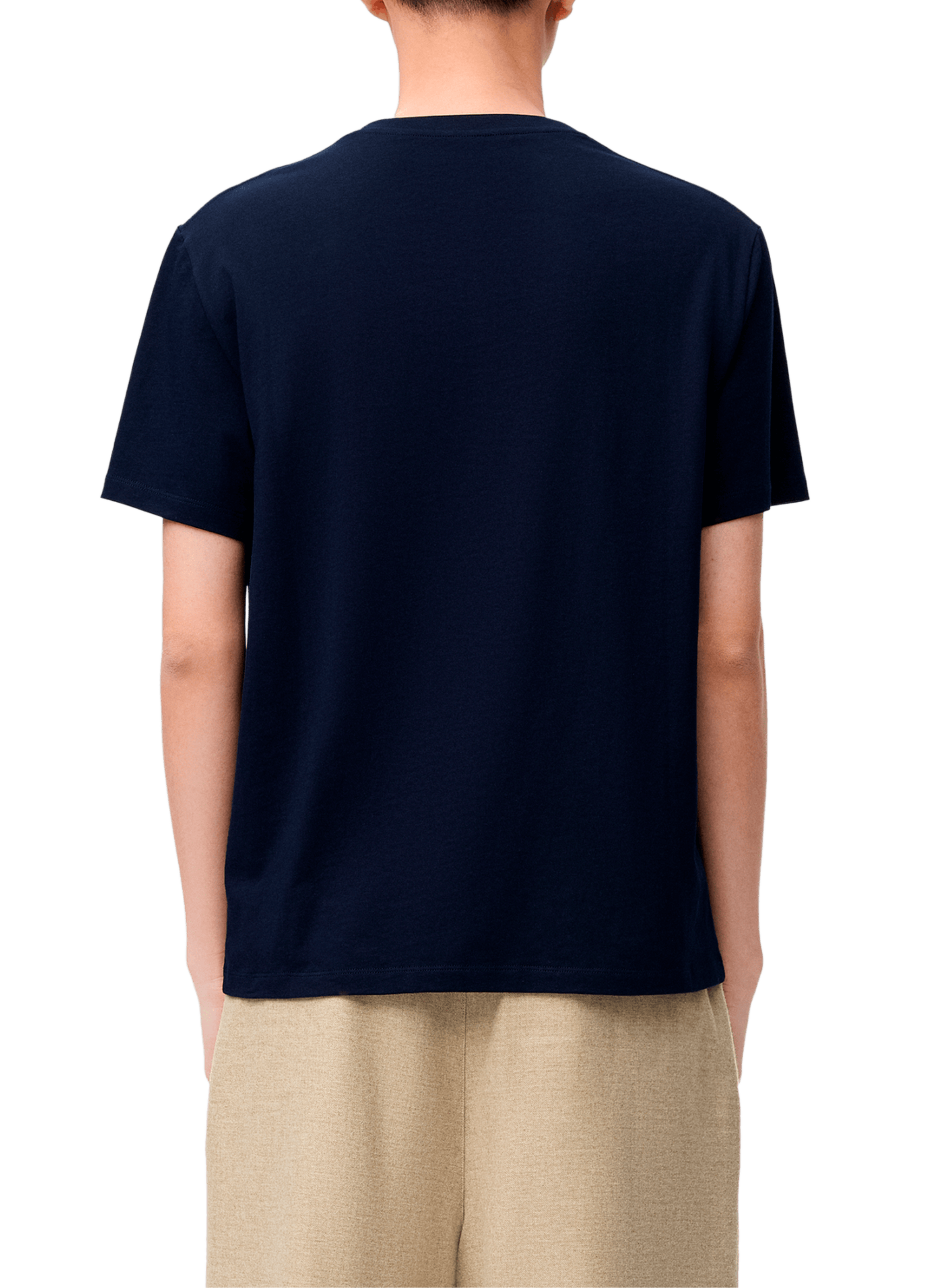 Casual T-shirt with blended cotton logo LOEWE Blue