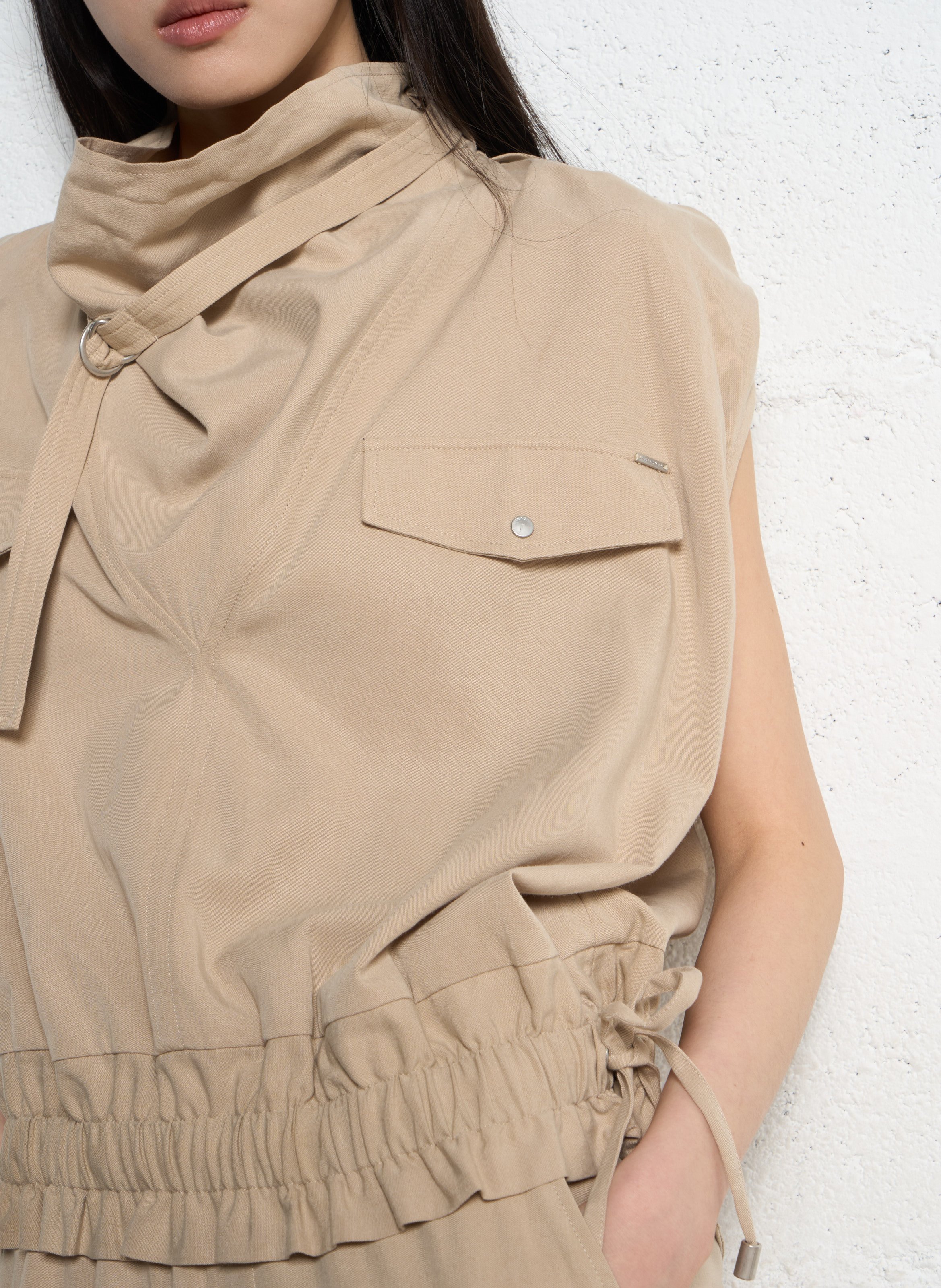 Top oversize IKKS Beige