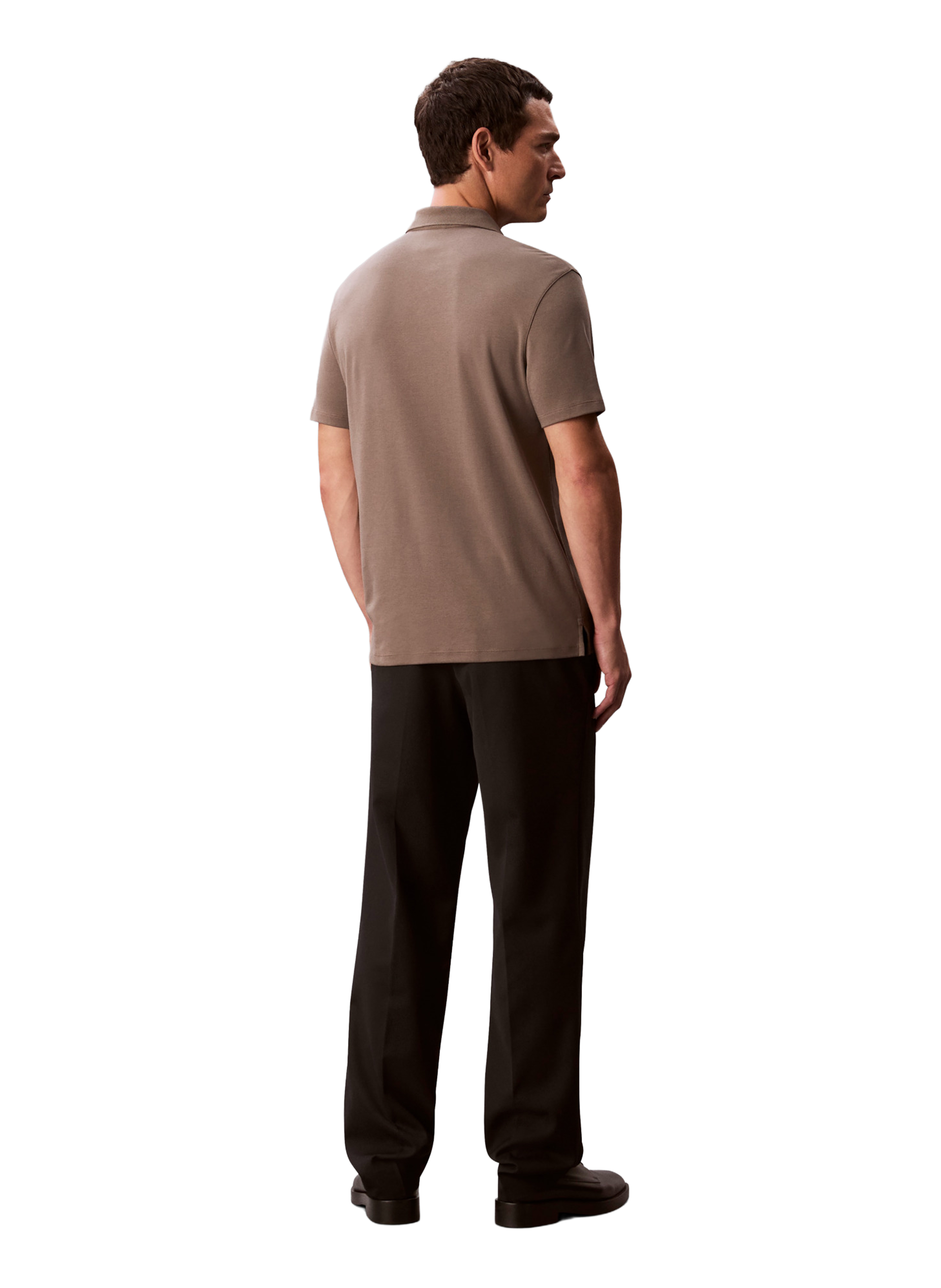  Cotton polo shirt  CALVIN KLEIN Brown