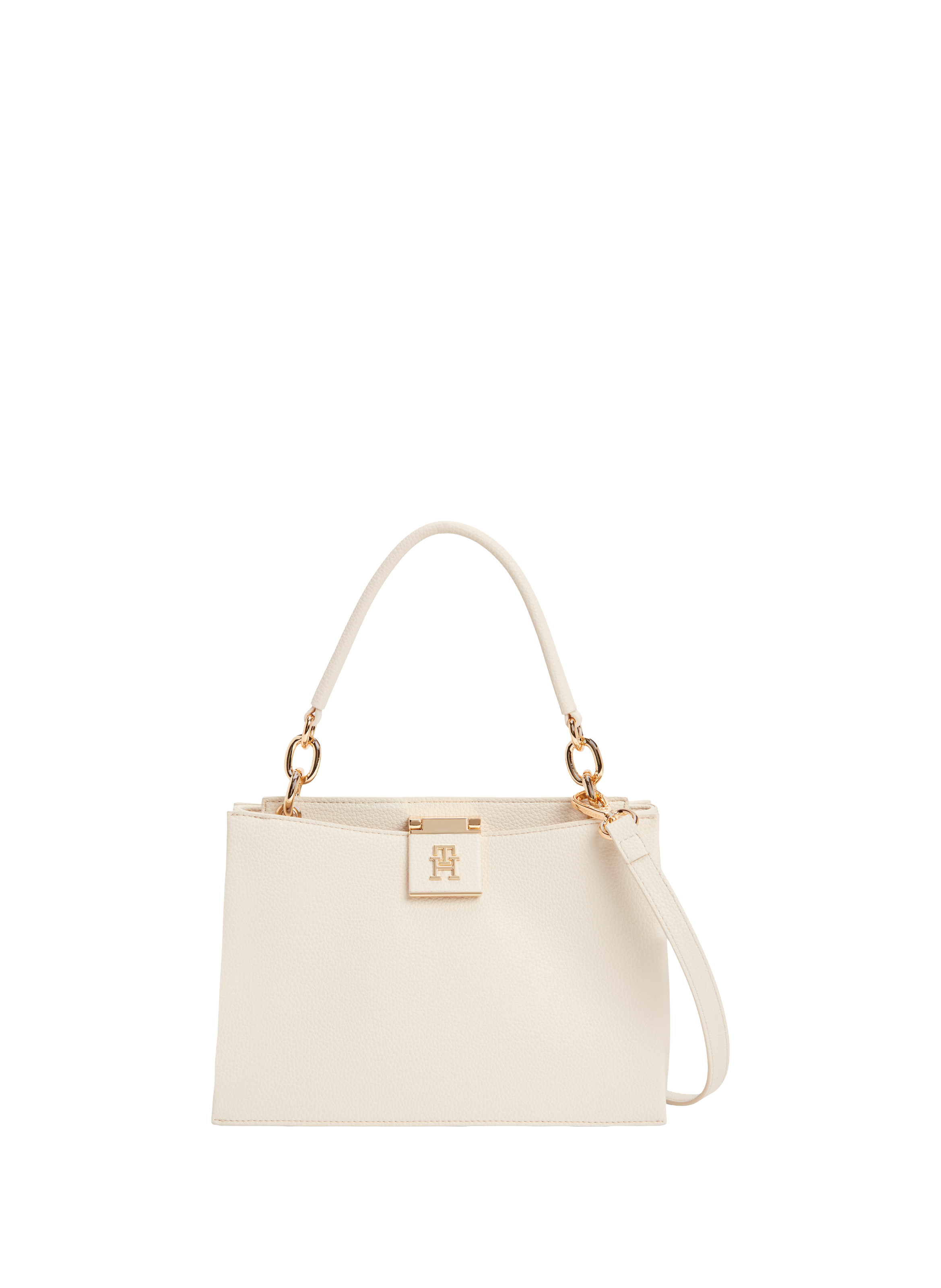 Sac à bandoulière amovible grainé TOMMY HILFIGER Beige