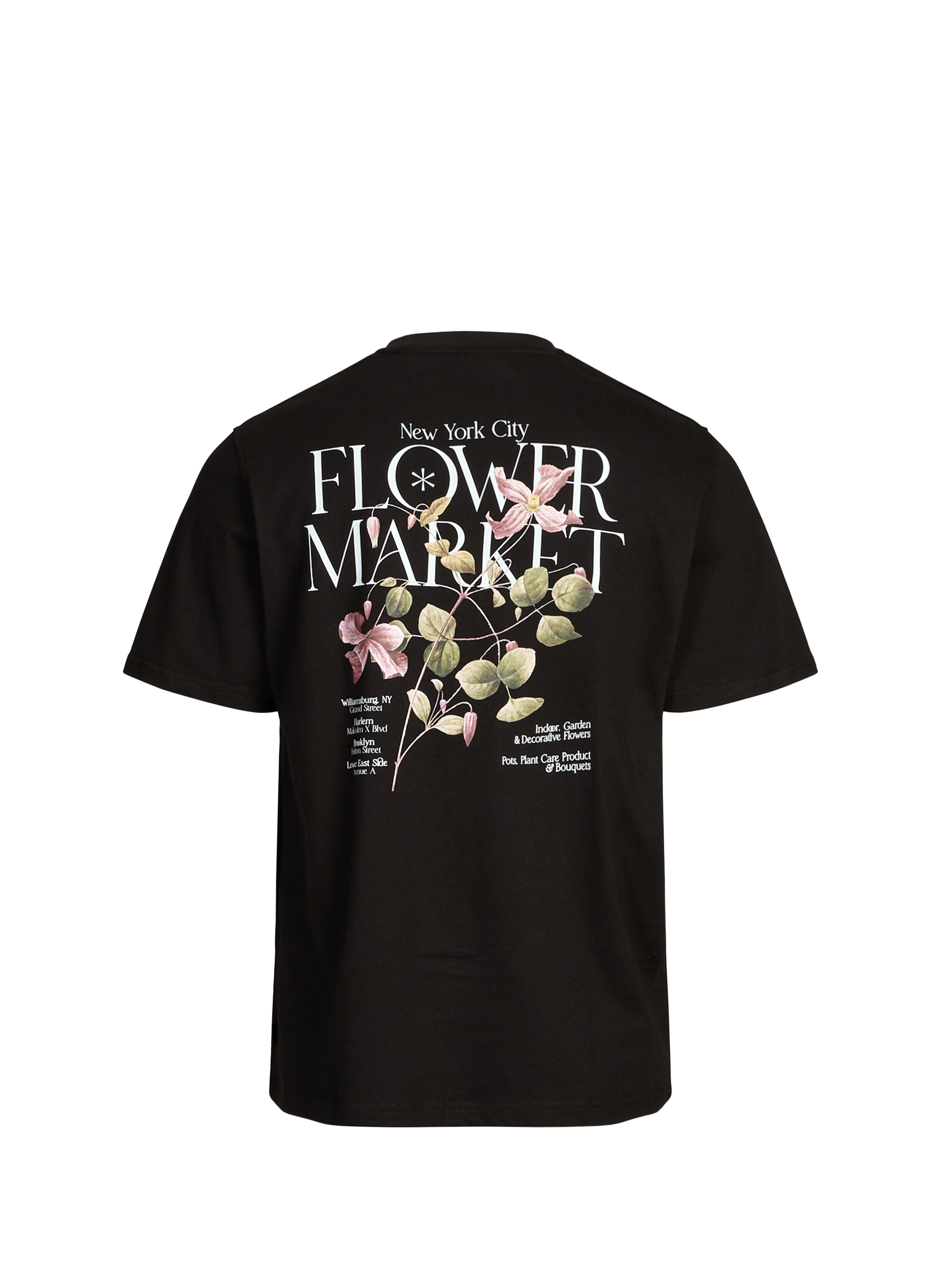 T-shirt Brady Flowermarket LES DEUX Black