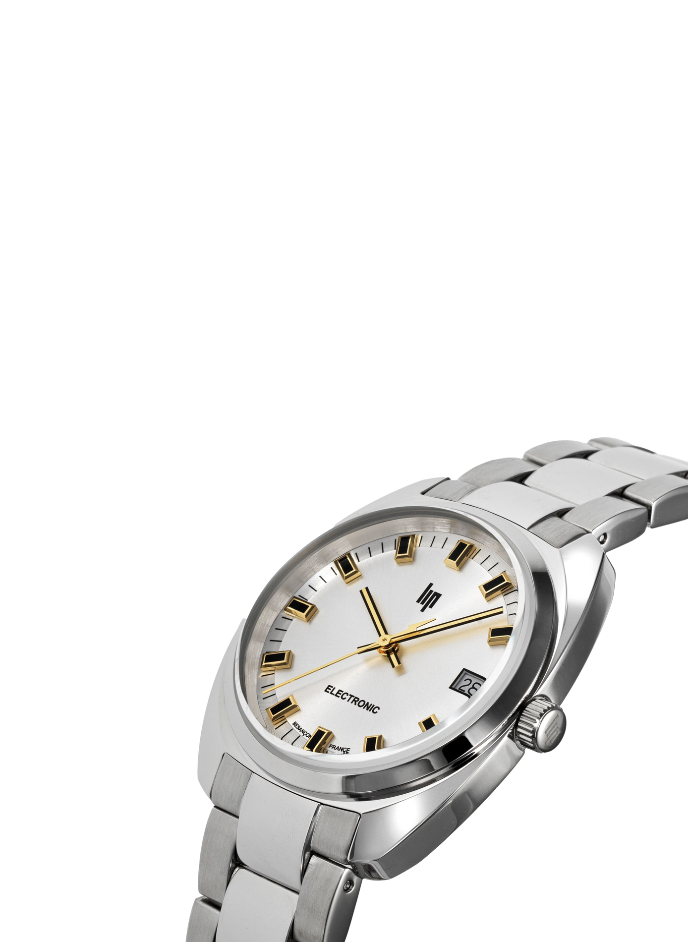 Montre quartz en acier LIP Argent