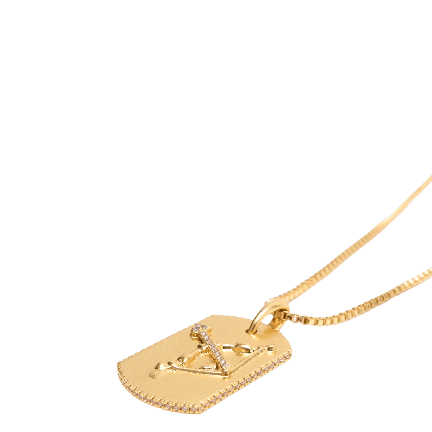 Collier en laiton MAJE Doré