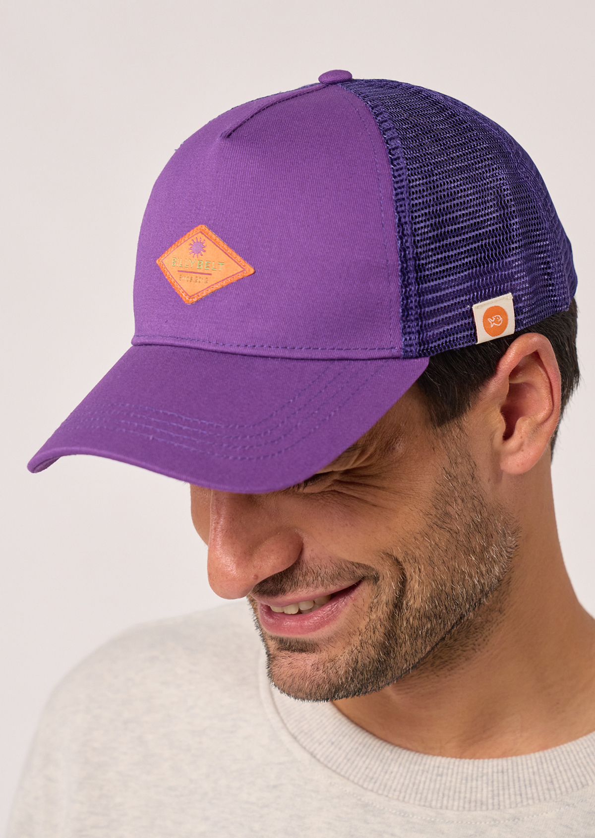 Casquette en coton trucker BILLYBELT Violet